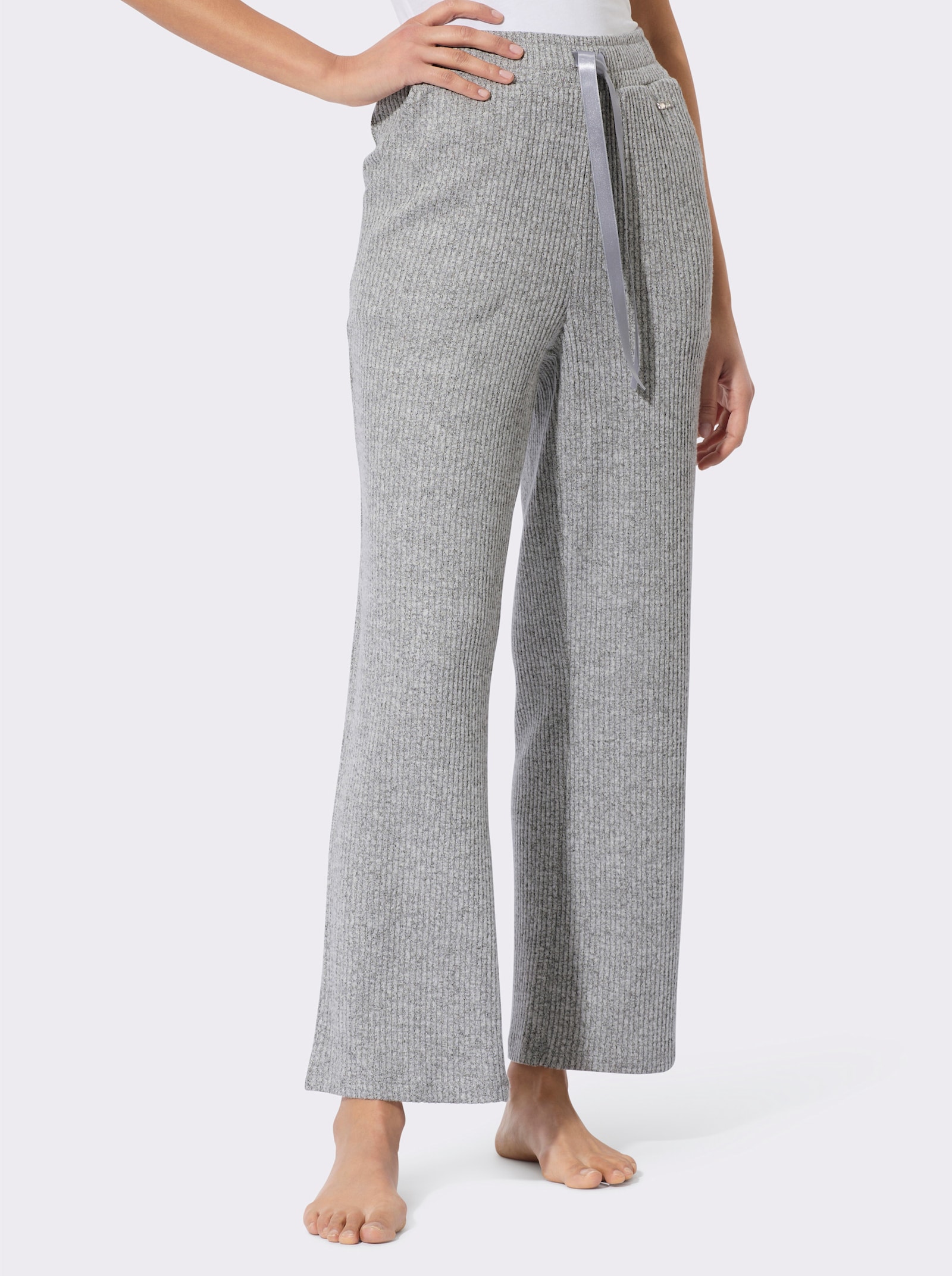 feel good Hose - grau-meliert