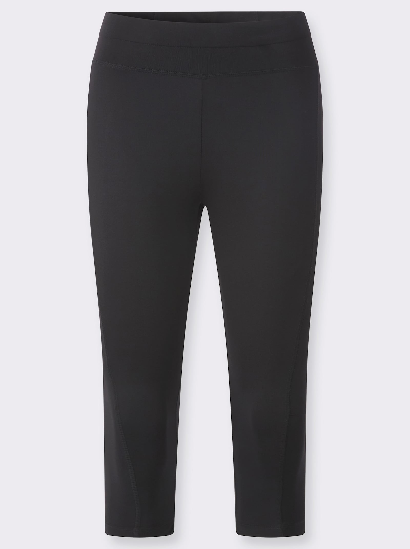 Caprilegging met een klein zakje - zwart