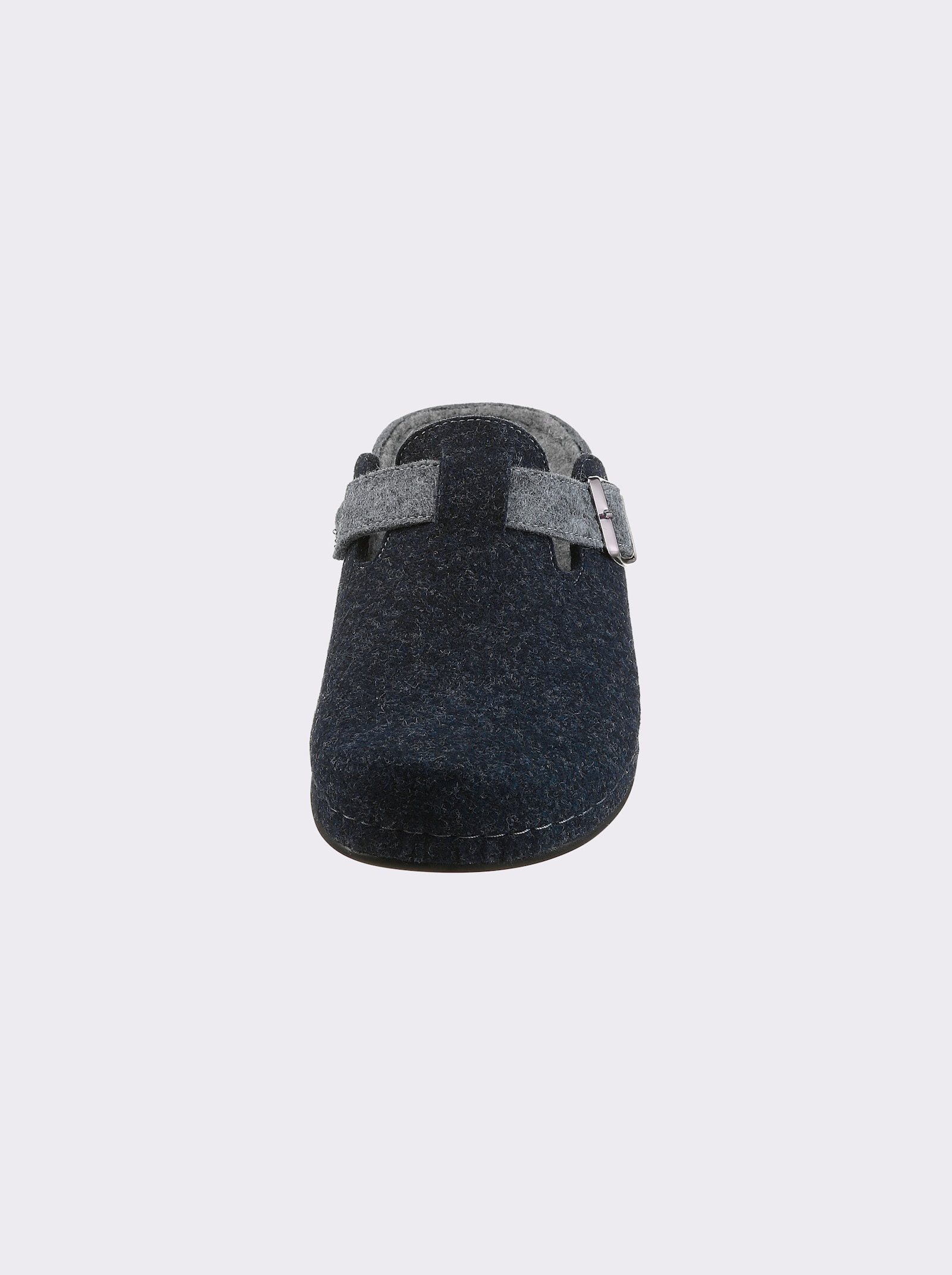 Pantoffel Innensohle aus Wolle - marine