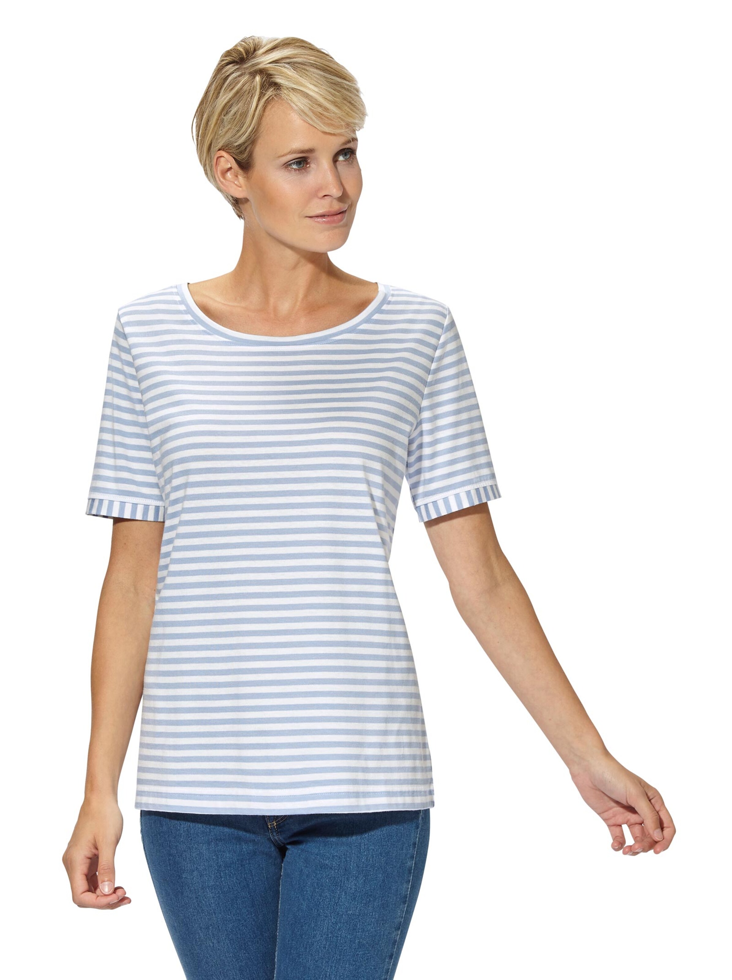 Shirt - bleu-gestreift