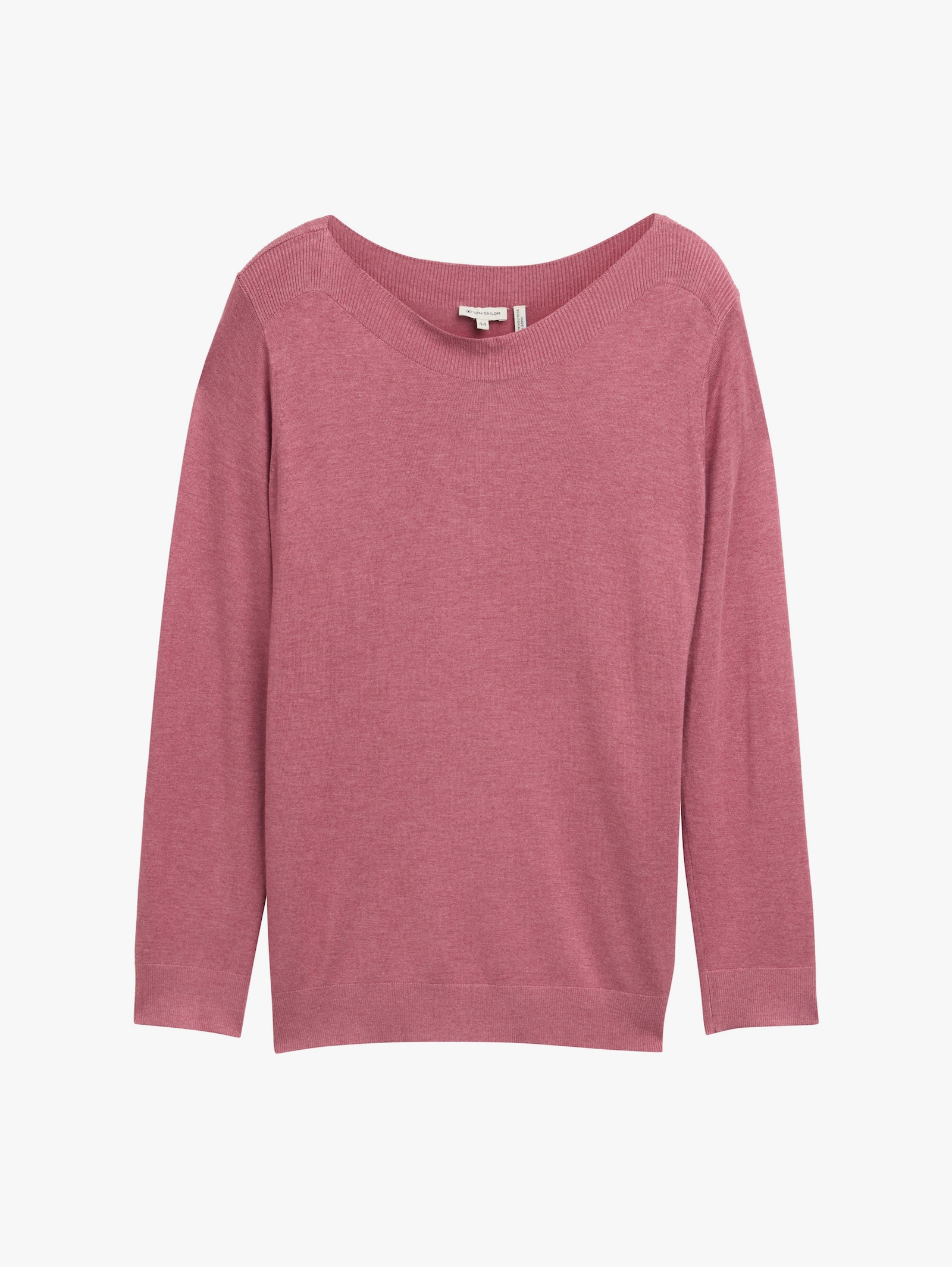 Strickpullover - wine rose melange inject