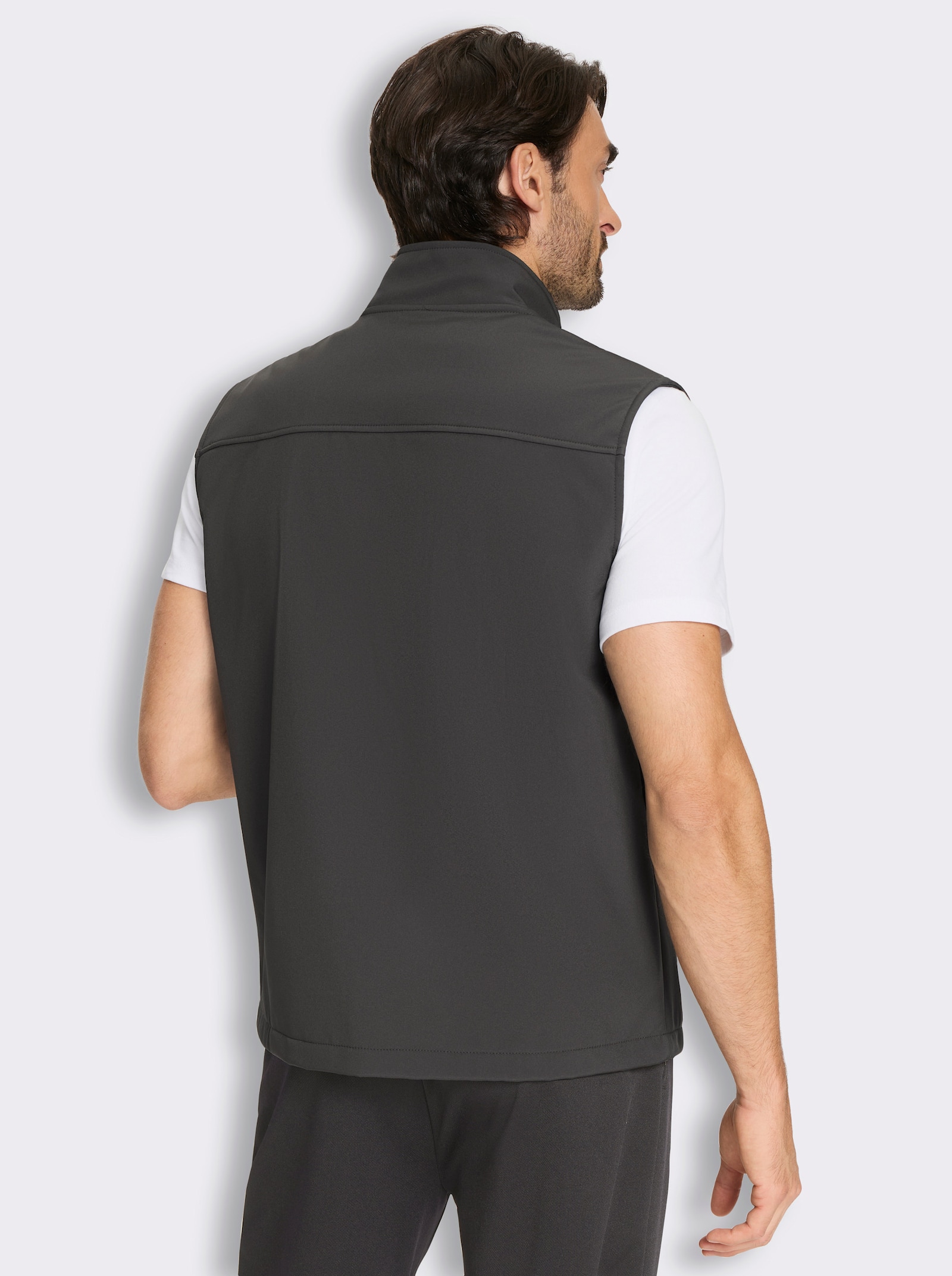 Catamaran Sports Softshellweste mit Reißverschluss-Taschen - graphit