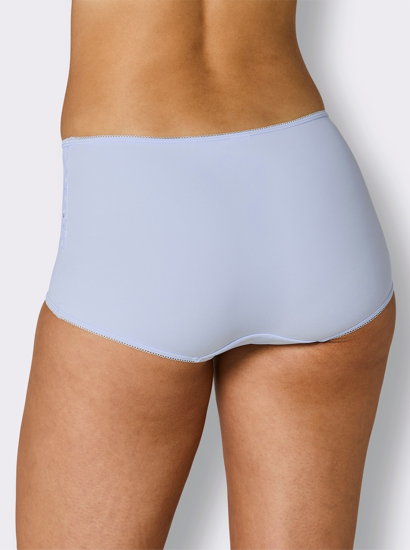 wäschepur Hipster - hellblau-weiß