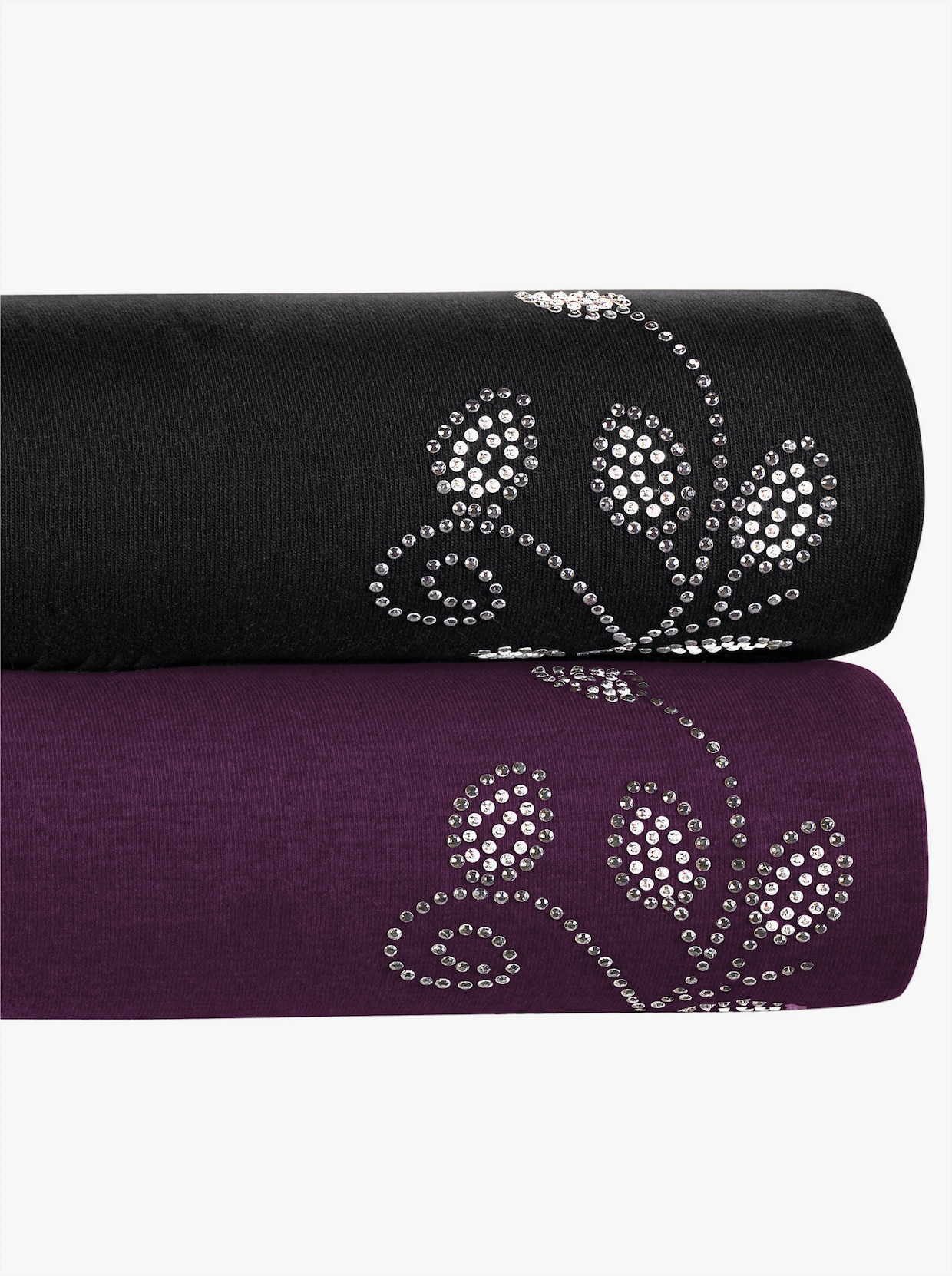 feel good Legging - zwart + prune