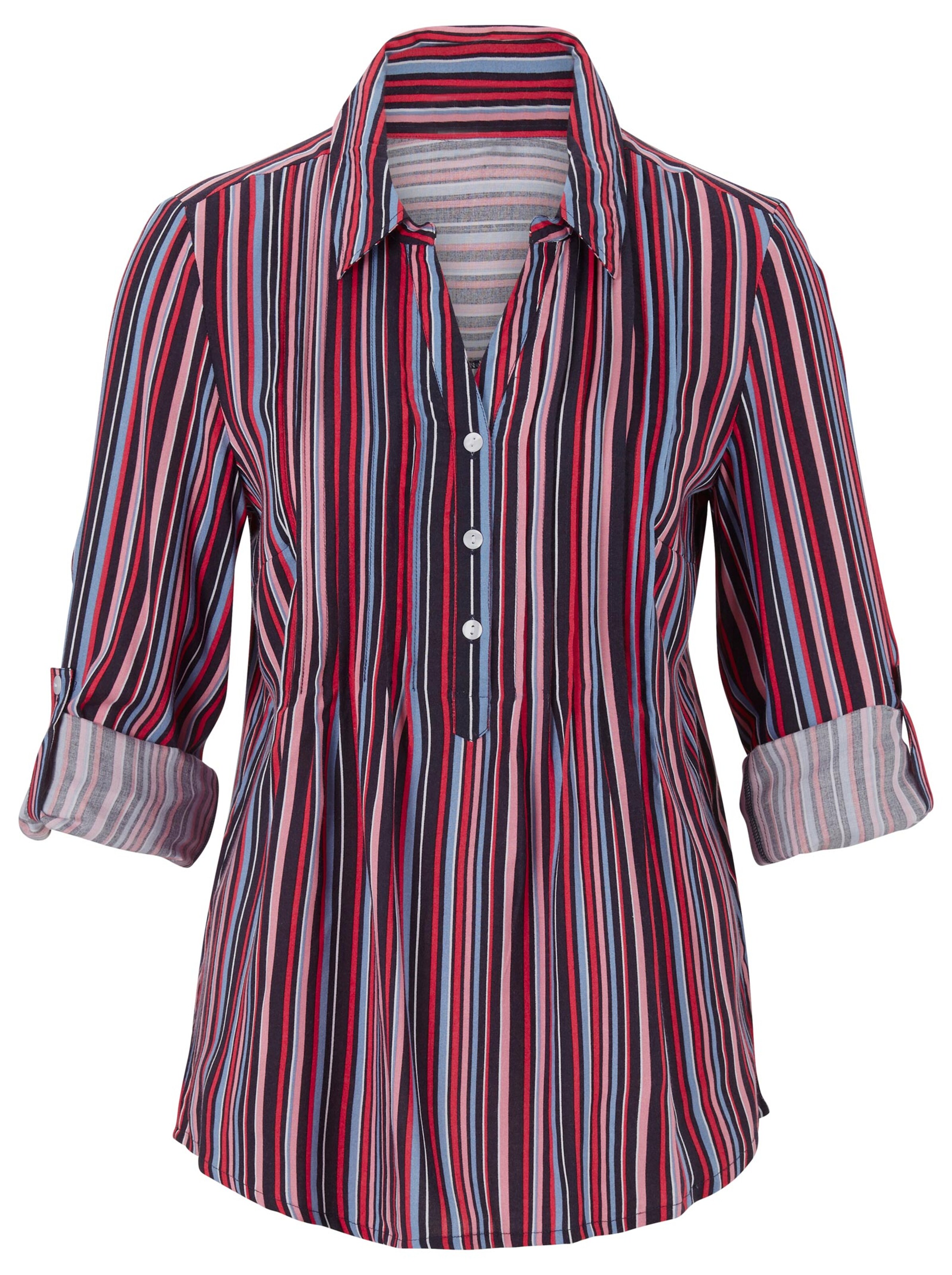 Collection L Bluse - marine-gestreift