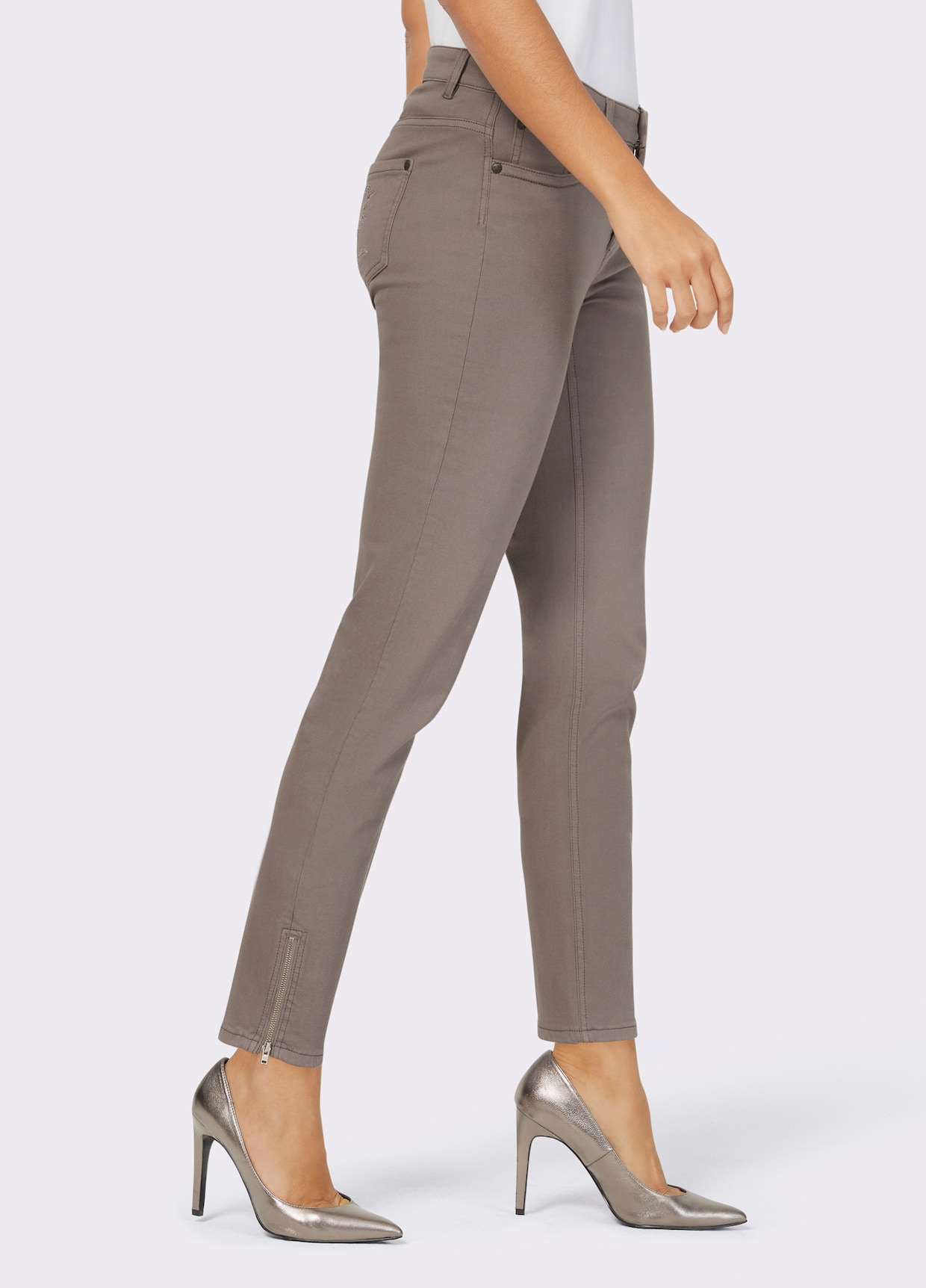Ascari jeans - donkertaupe