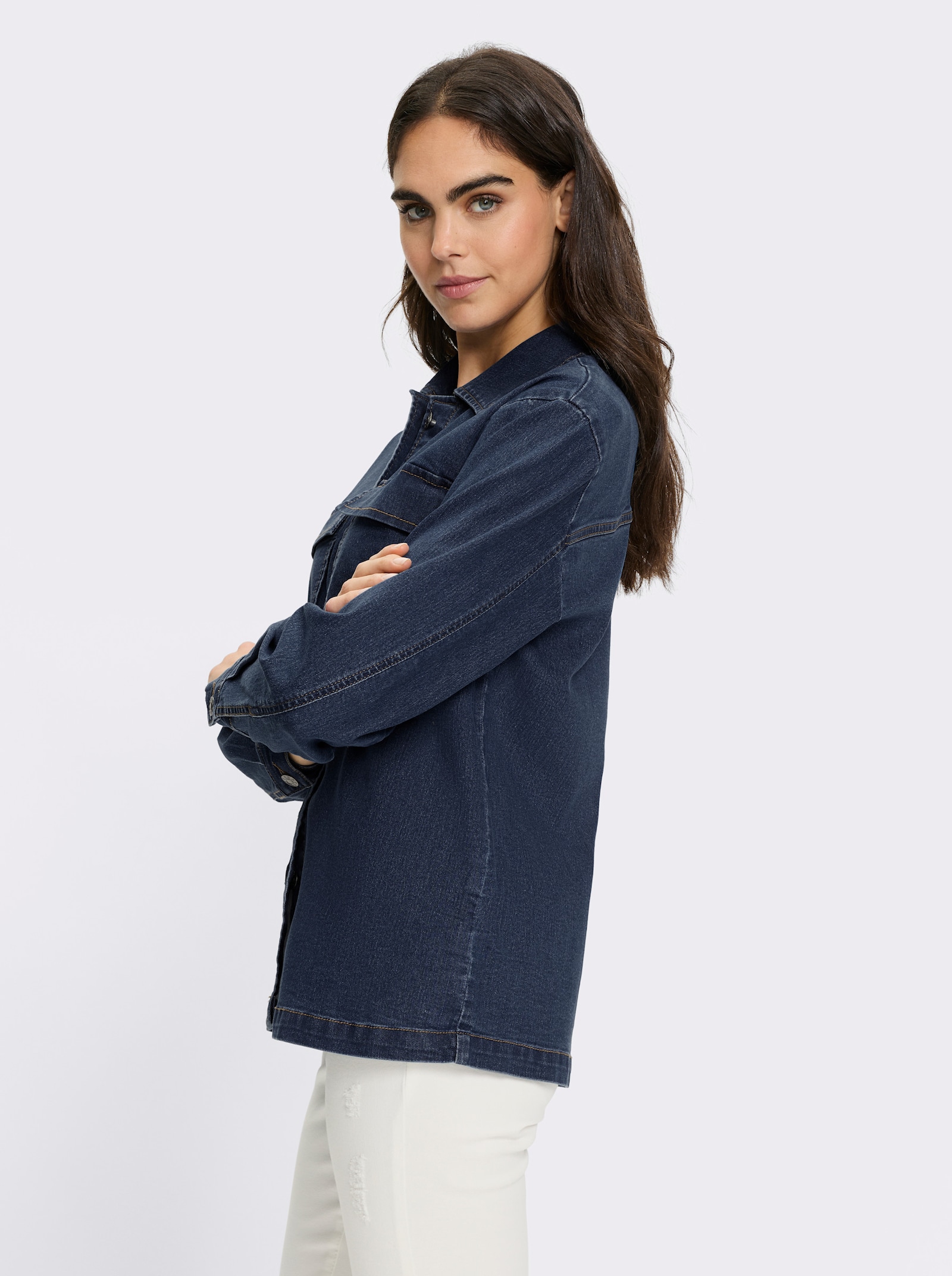 heine Jeansjacke in leichter Waschung - blue-stone-washed