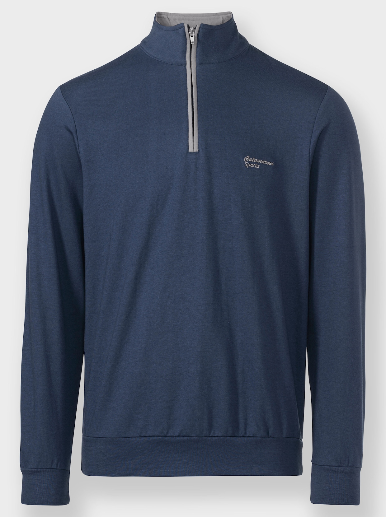 Catamaran Sports Sweatshirt - dunkelblau-steingrau