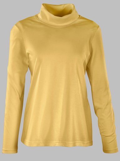 Rollkragenshirt - honiggelb