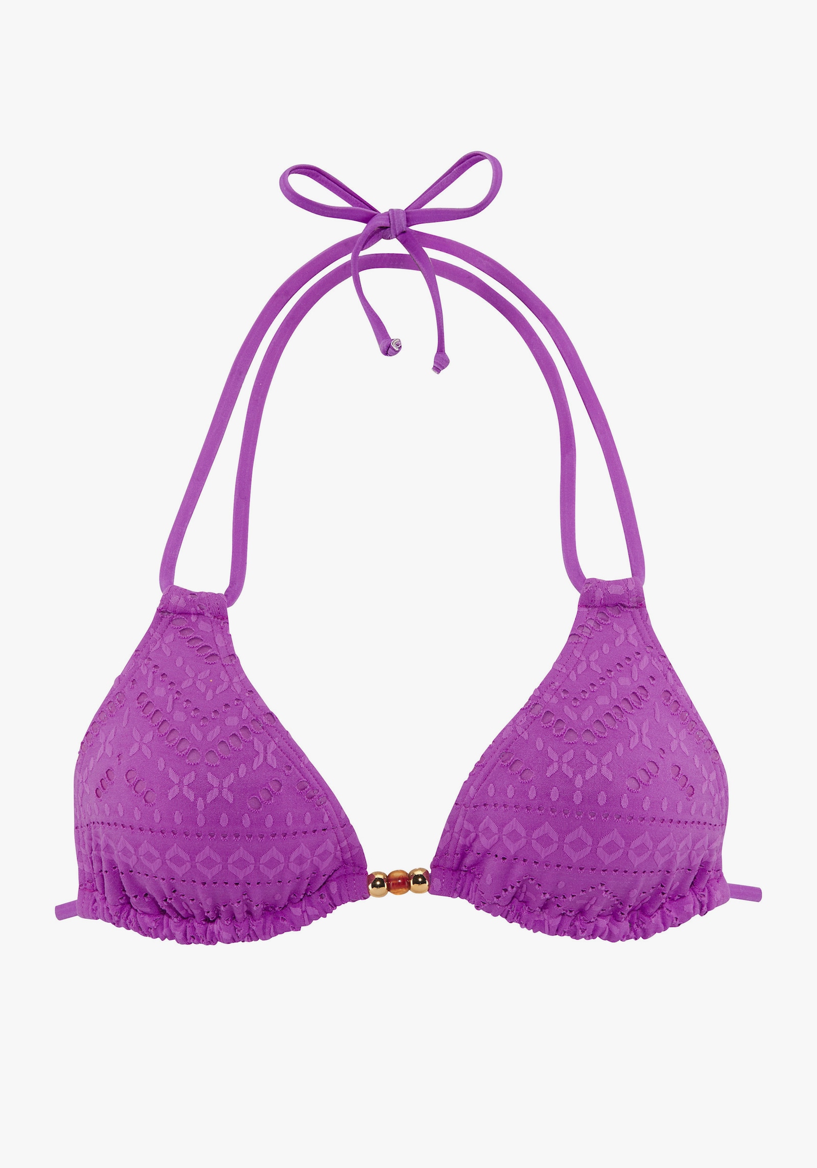 LASCANA Triangel-Bikini-Top - lila