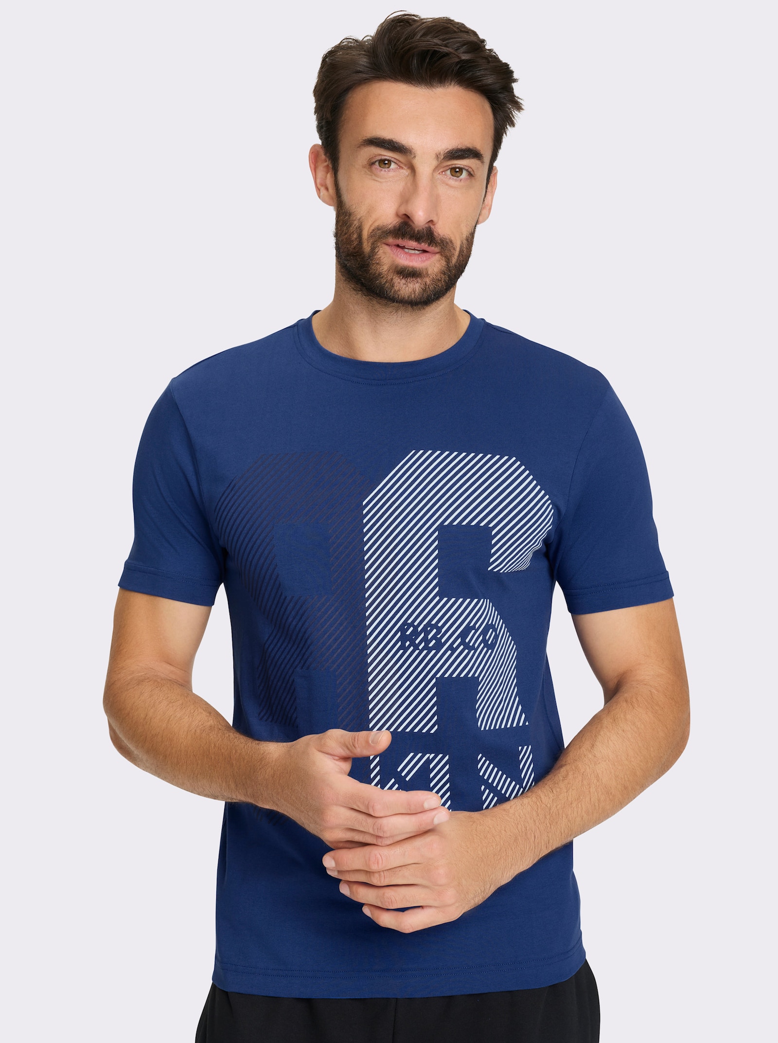 Catamaran Sports Freizeitshirt mit Frontdruck - royalblau-bedruckt