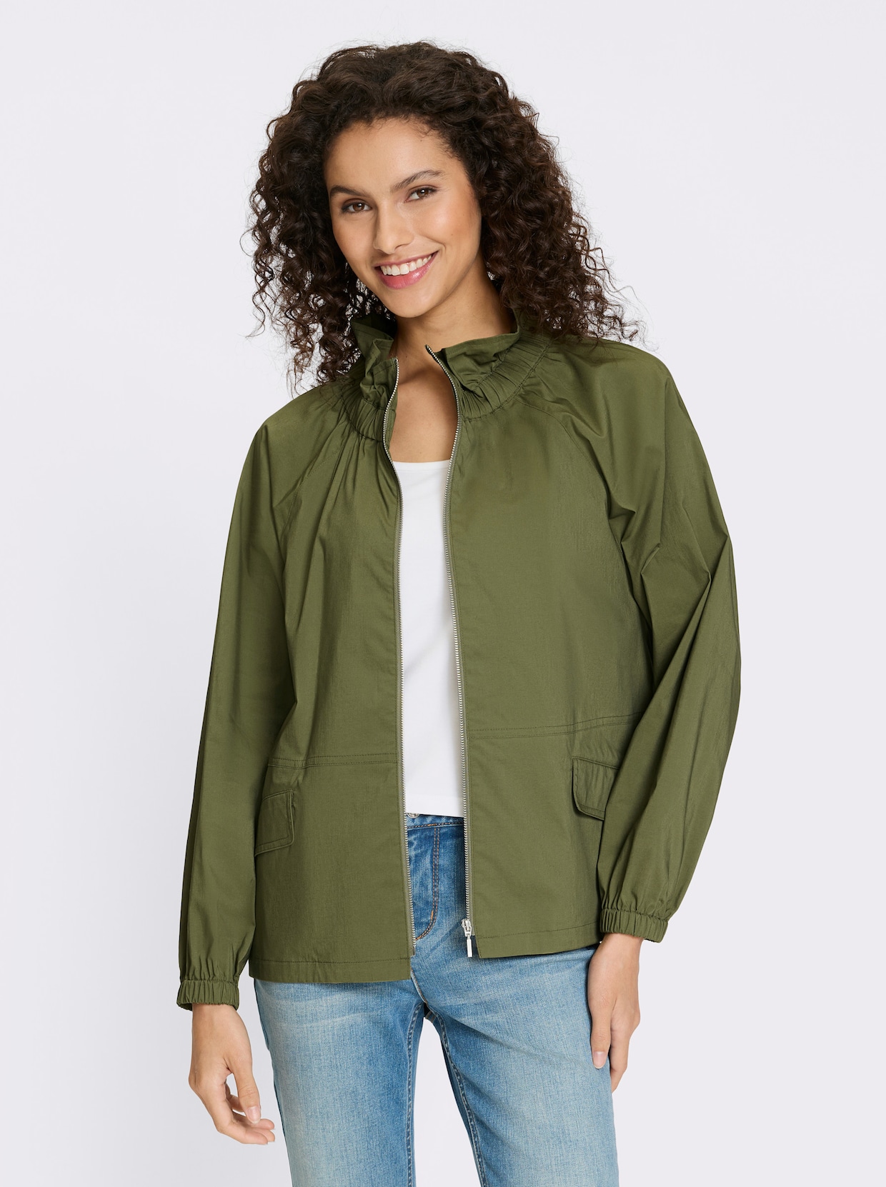 heine Blusenjacke - oliv