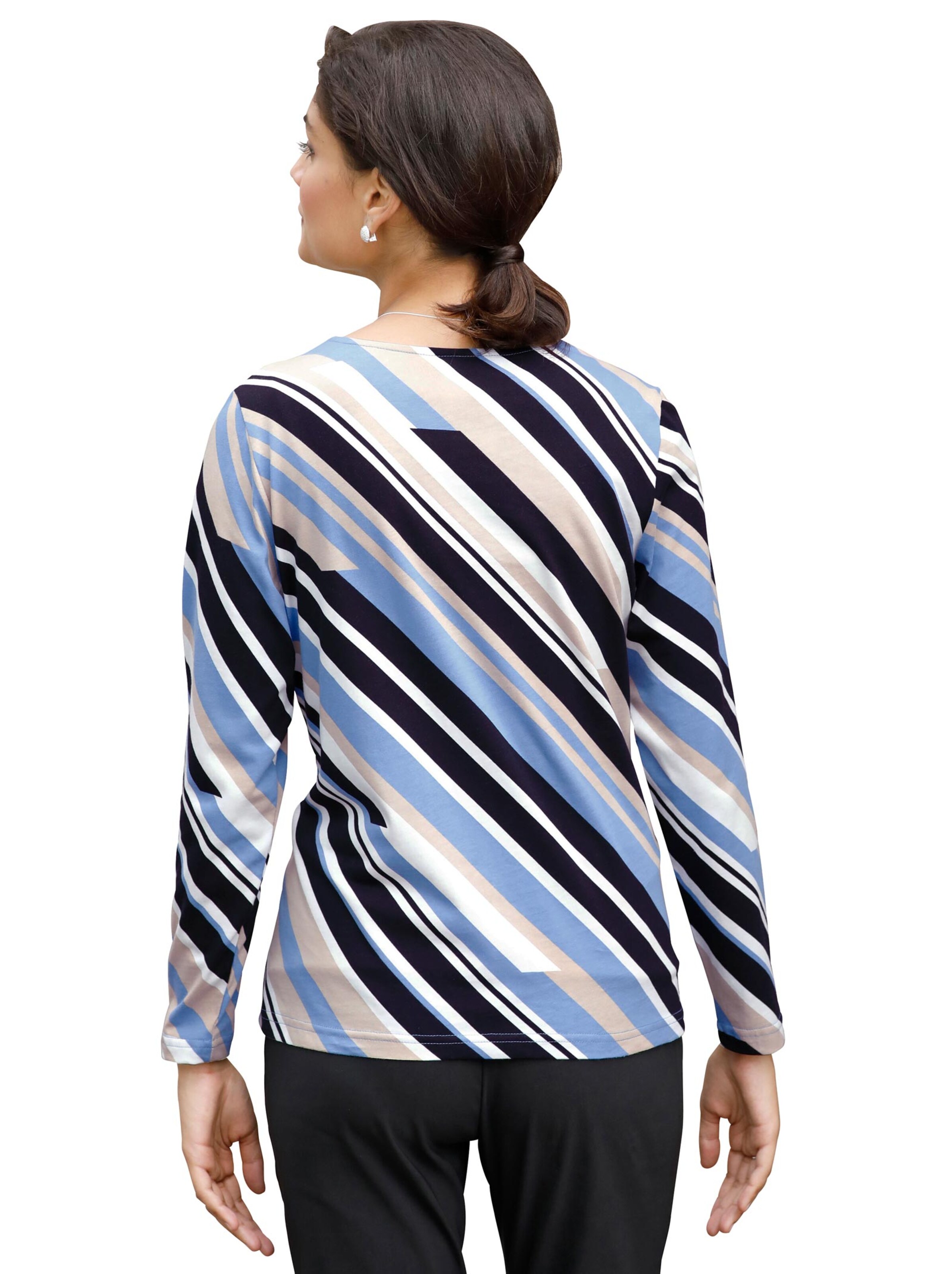 Shirt - kornblume-gemustert