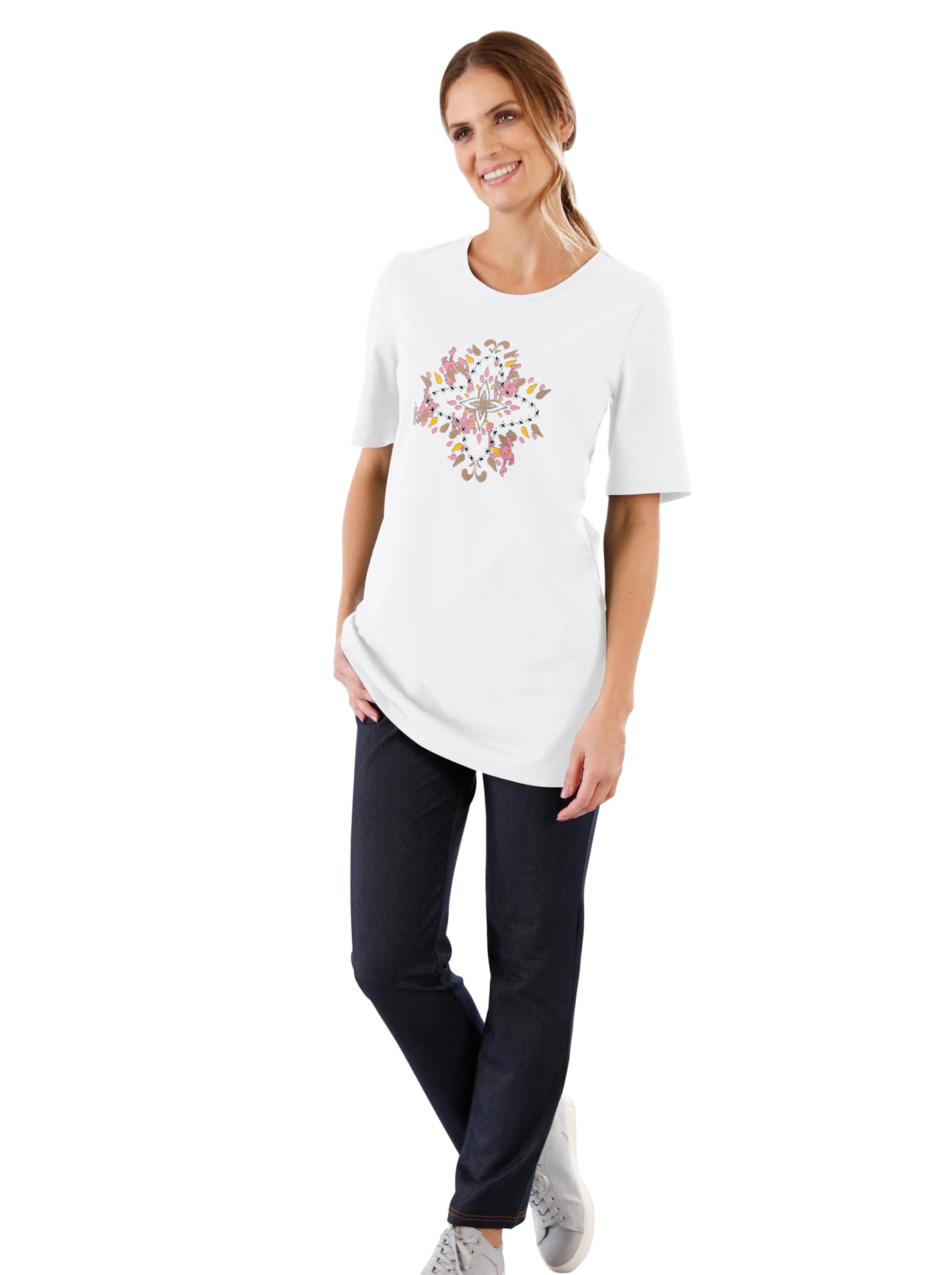 Longshirt - wollweiß