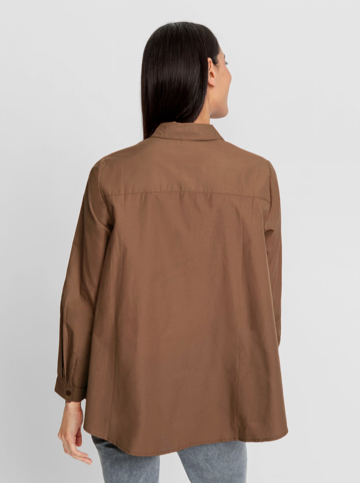 heine Longline blouse - bruin