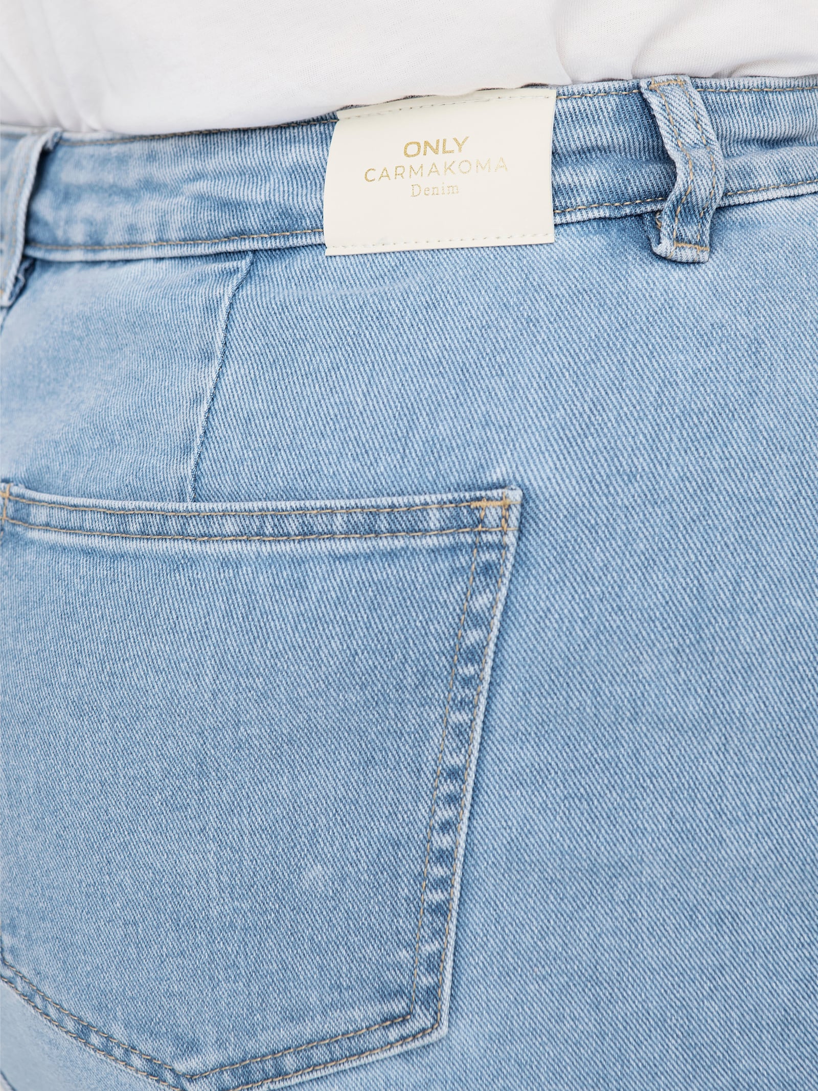 ONLY CARMAKOMA Jeansrock - light blue denim