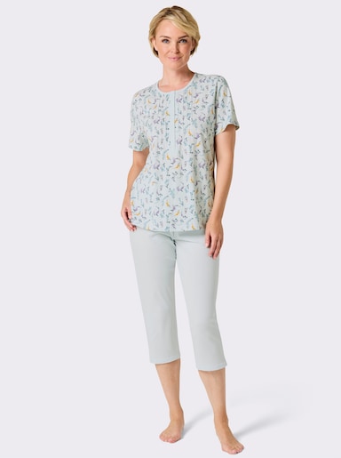 Comtessa Capri-Anzug - kalkmint-bedruckt