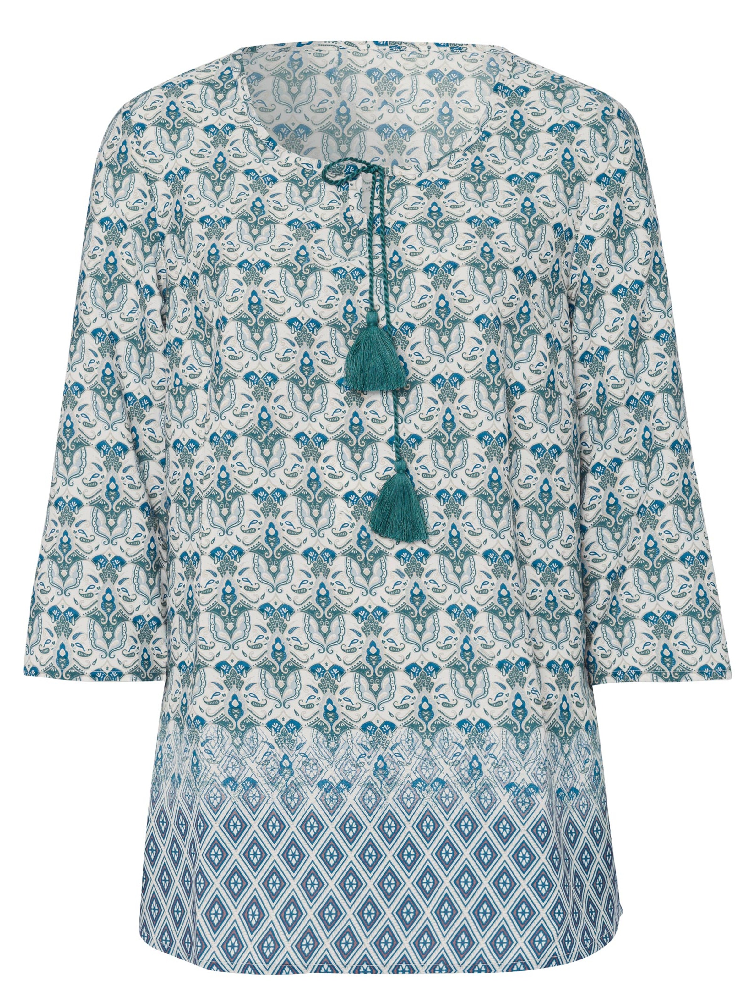 Tunika - mint-gemustert