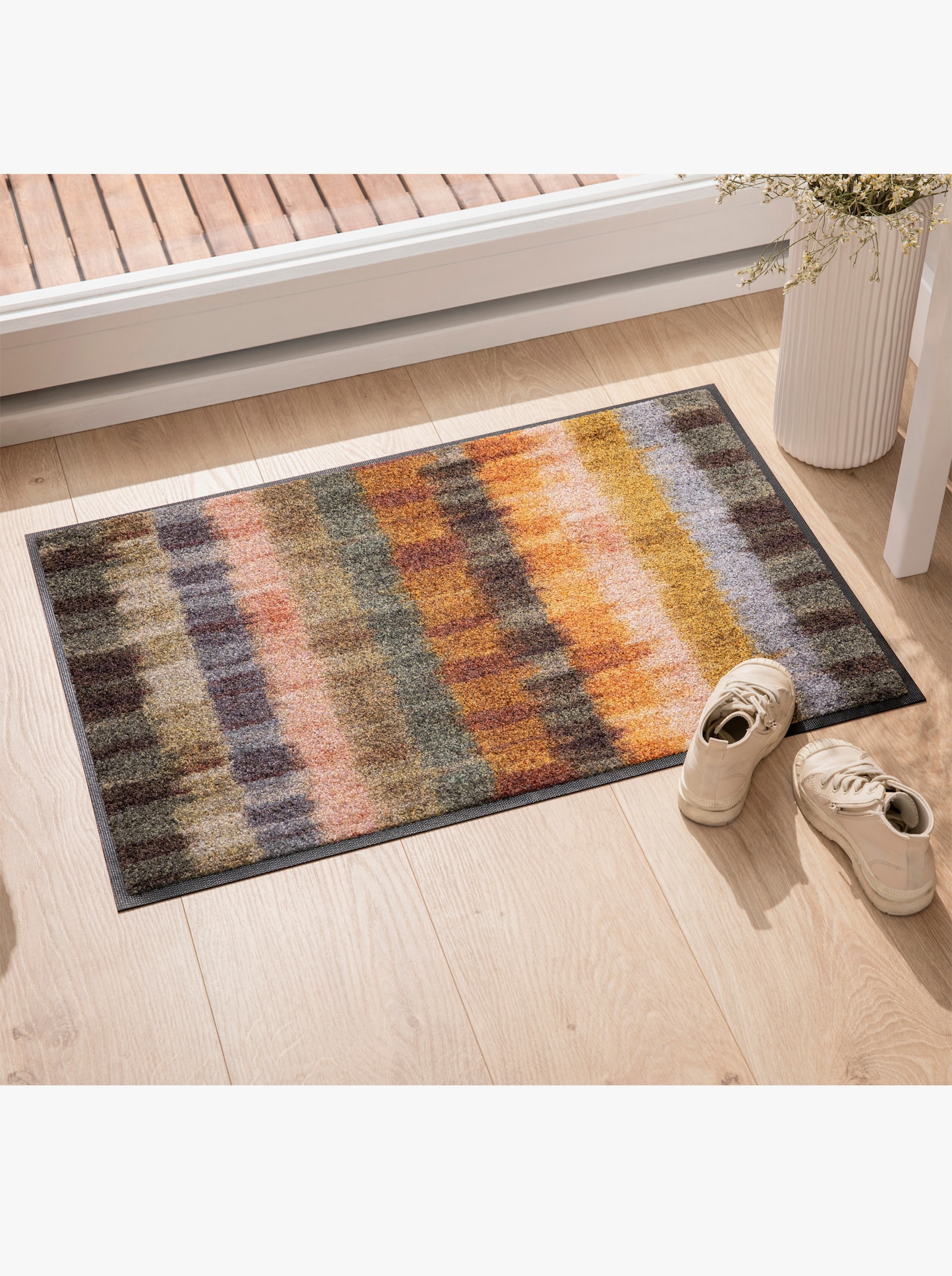 wash+dry by Kleen-Tex Fussmatte - braun-gemustert