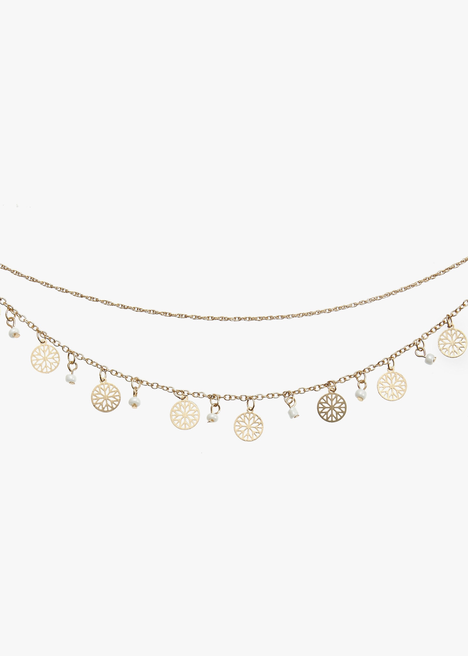 LASCANA chaîne de cheville avec pendentif - couleur doré