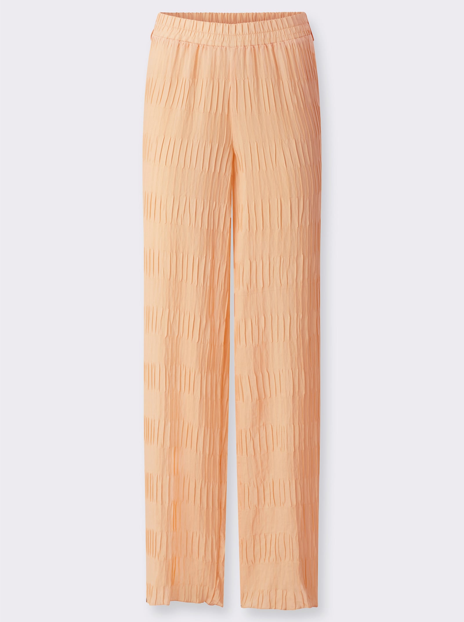 Schlupfhose mit weiten Beinen - apricot