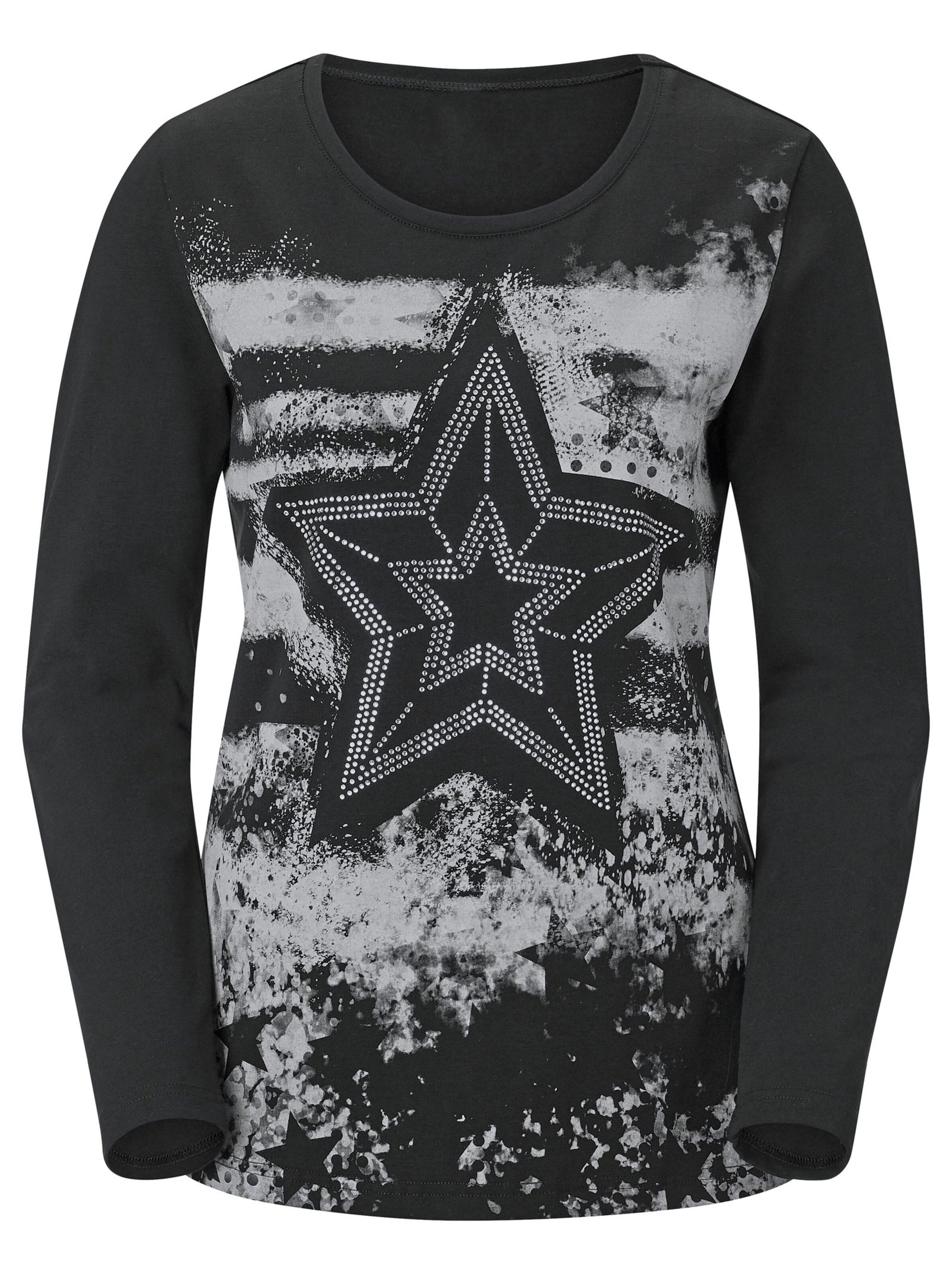 Shirt - schwarz-gemustert