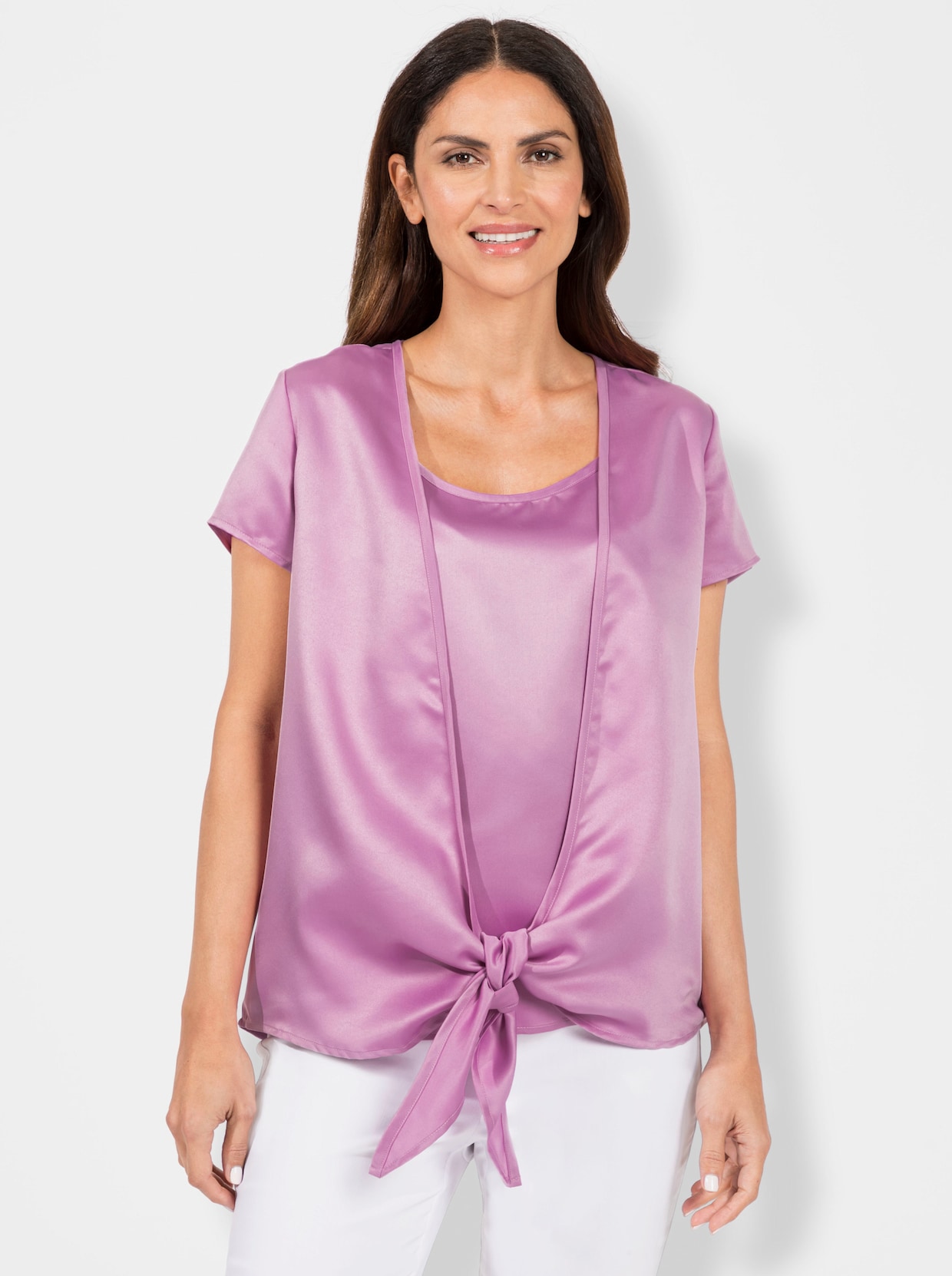 2-in-1-blouse - orchidee