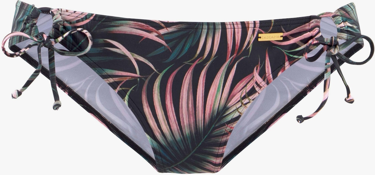 LASCANA Bikinibroekje - zwart geprint