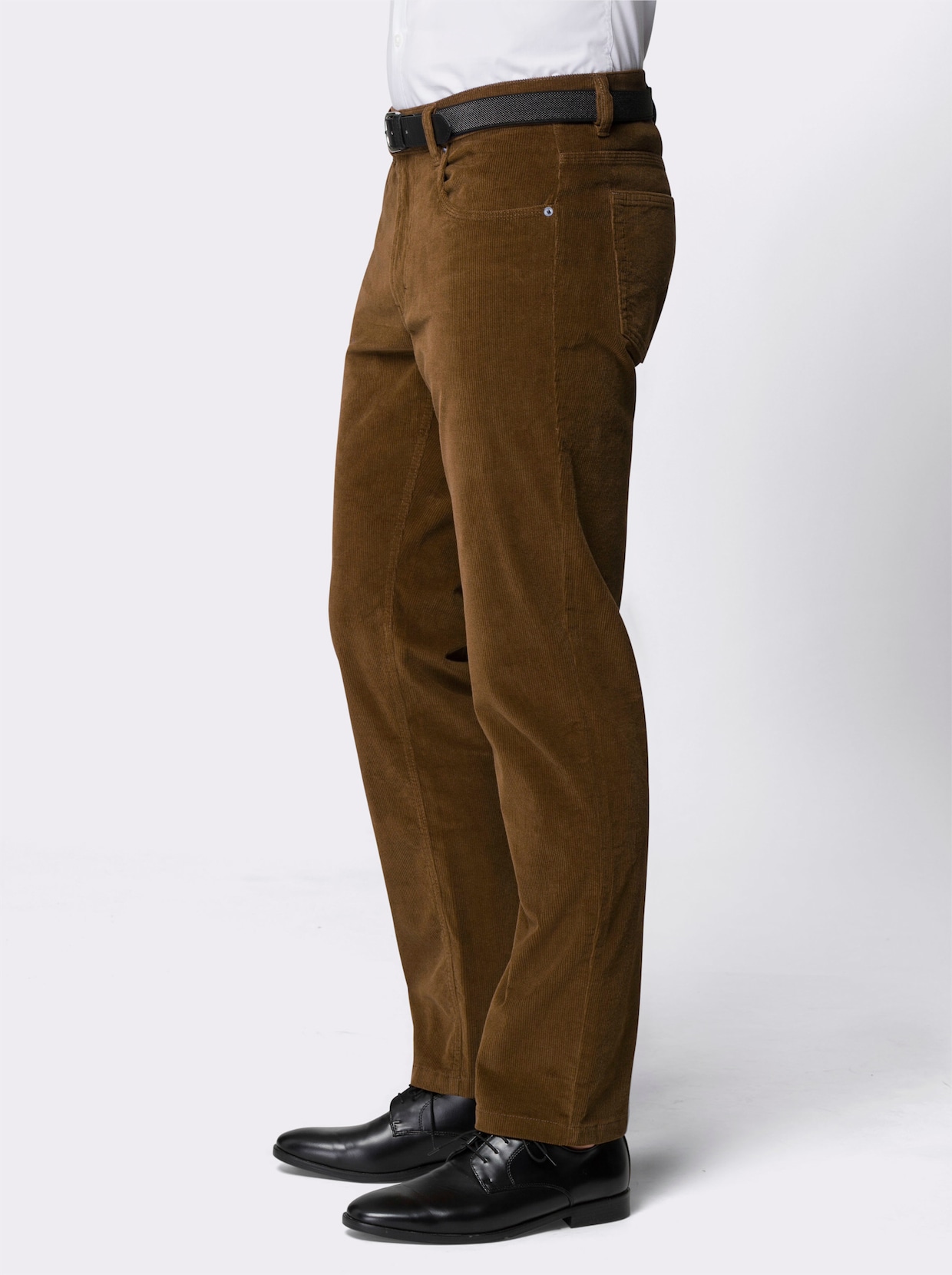 Ribcord broek - cognac