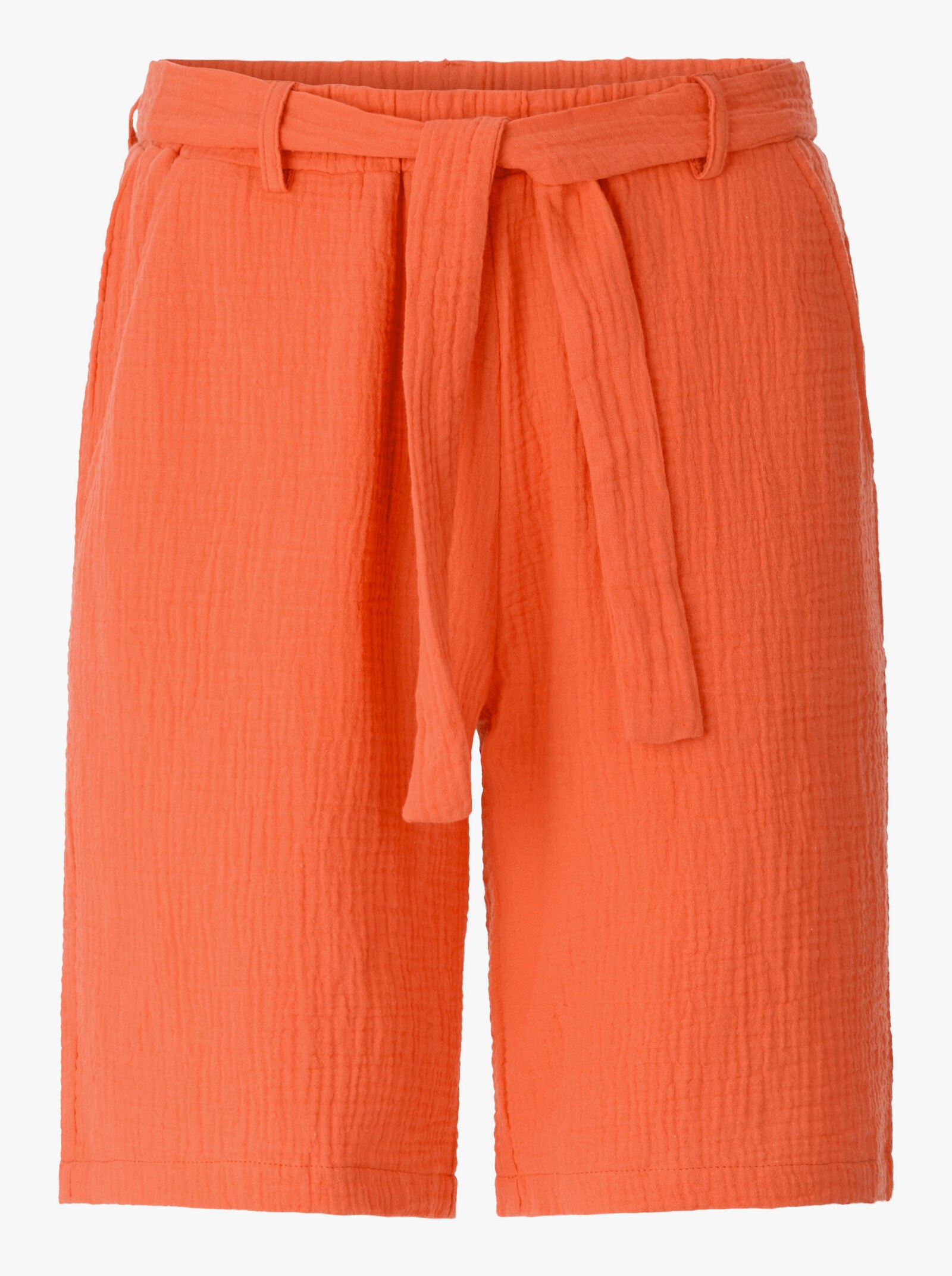Strandbroek van mousseline - oranje