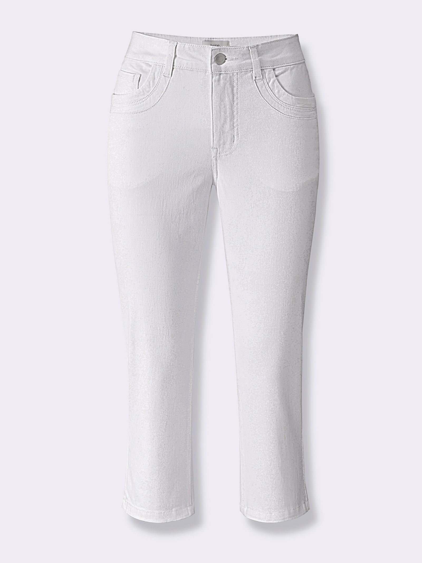 heine Caprijeans im 5-Pocket-Stil - weiß