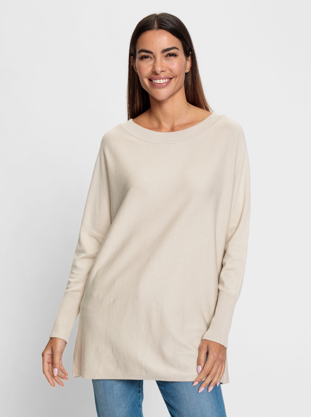 heine Feinstrickpullover - sand