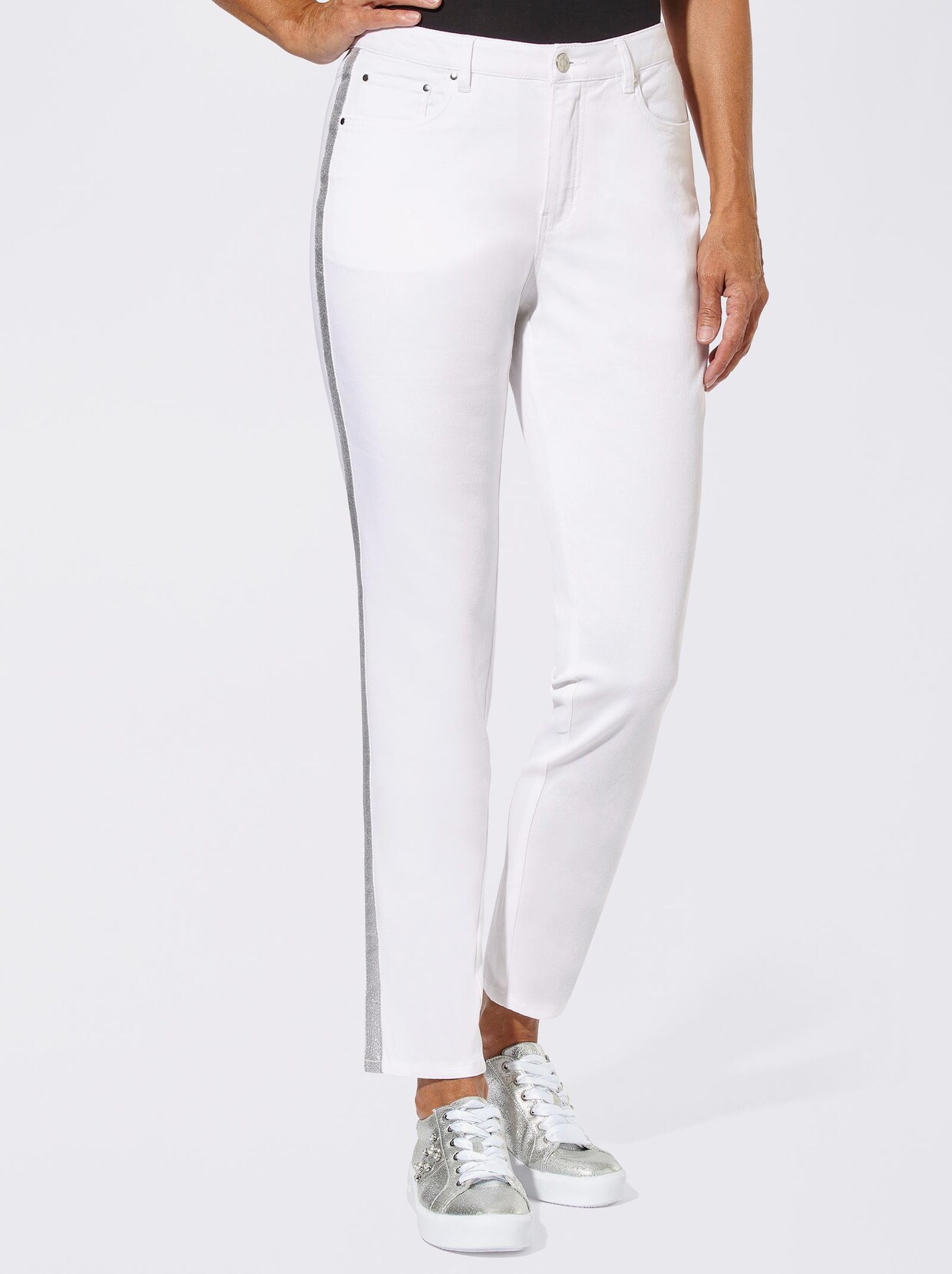 5-Pocket-Jeans - weiß