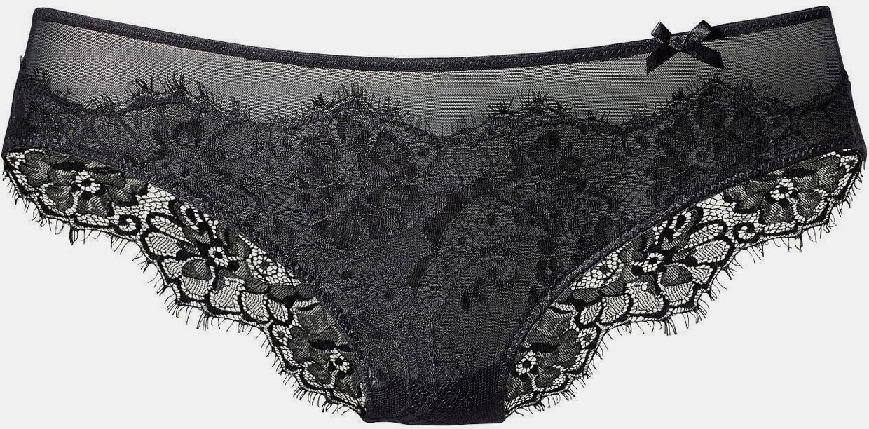 petite fleur gold Tanga - schwarz