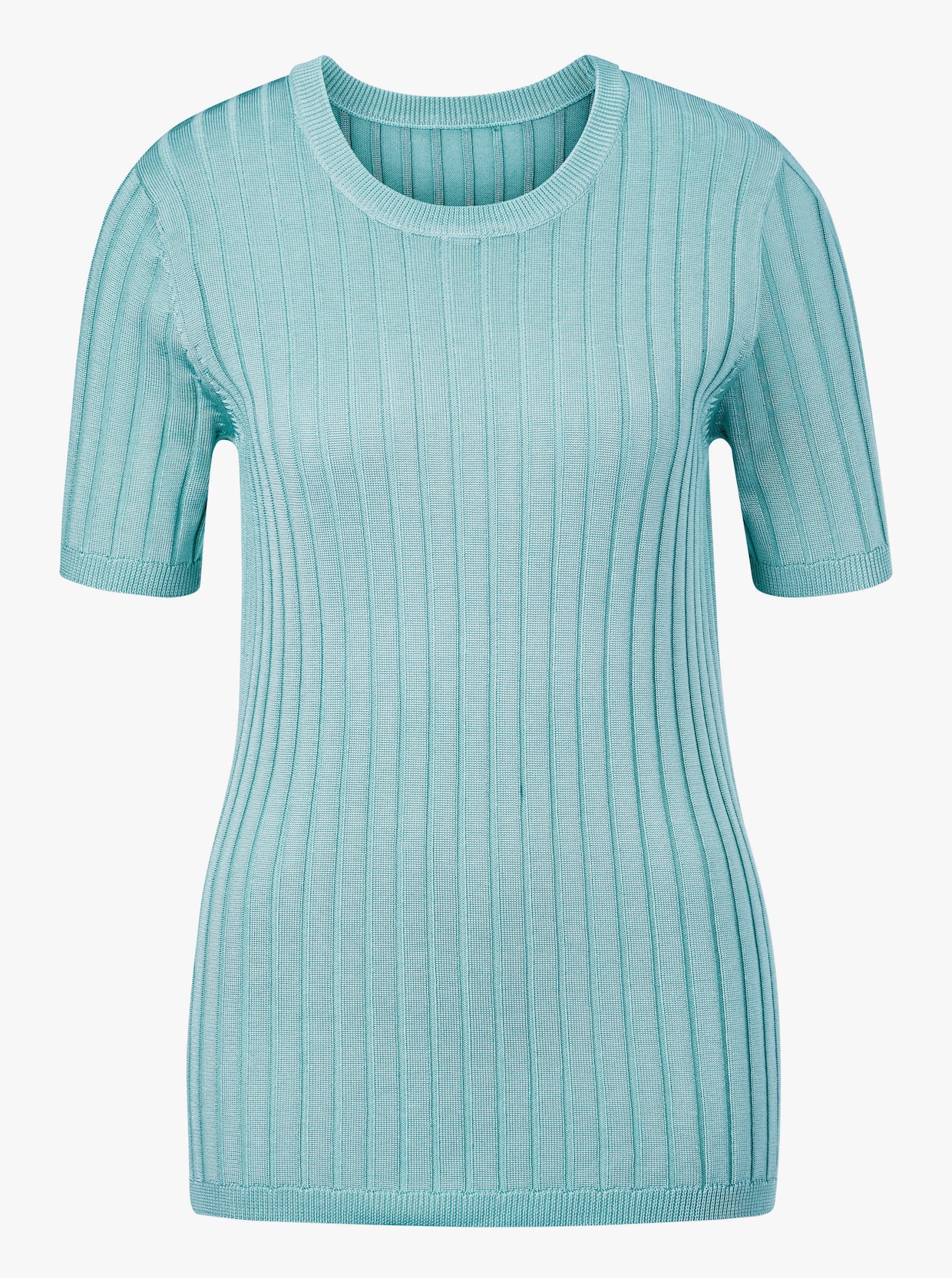 Pullover met korte mouwen - aqua