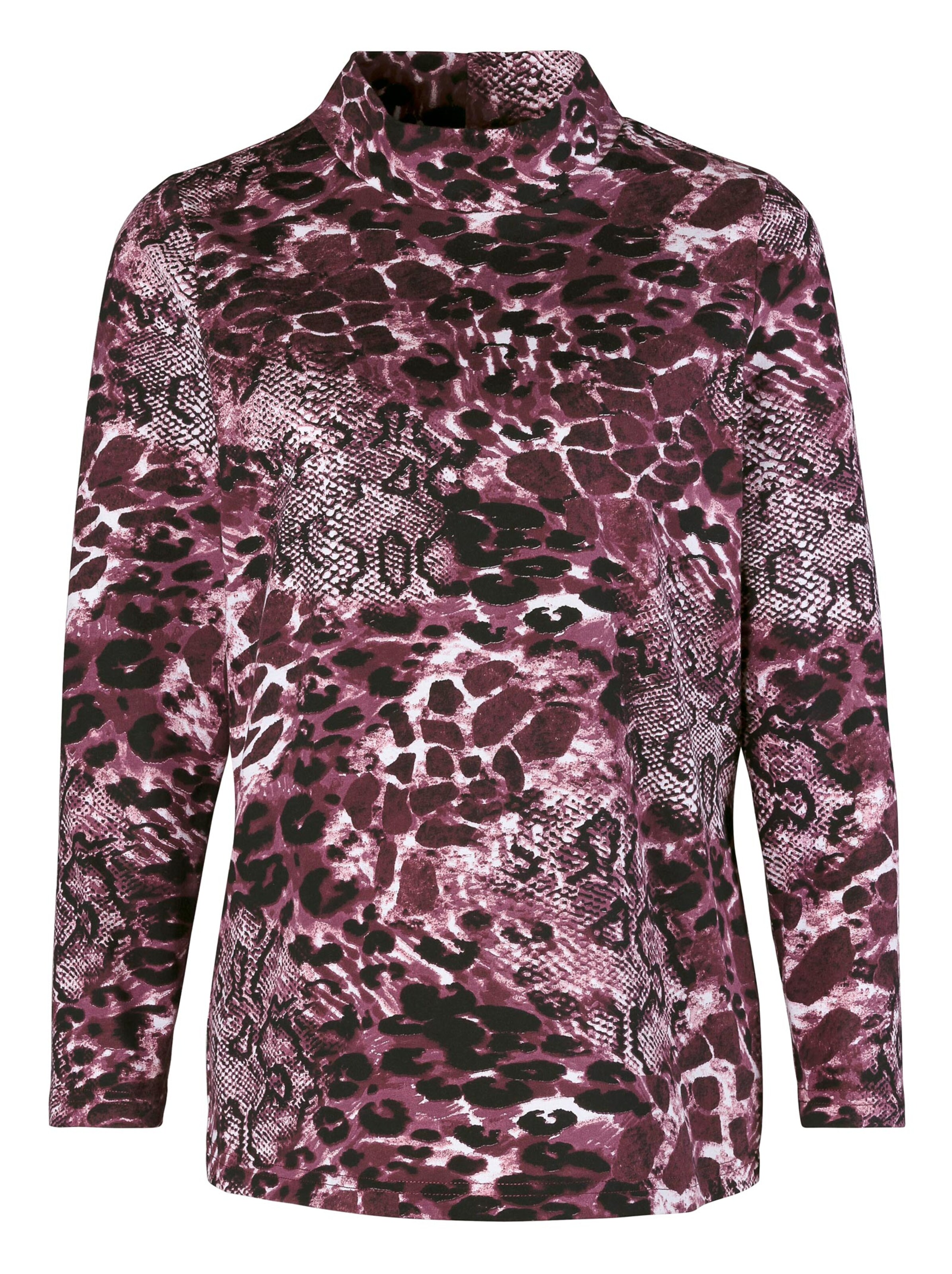 Shirt - pflaume-bedruckt