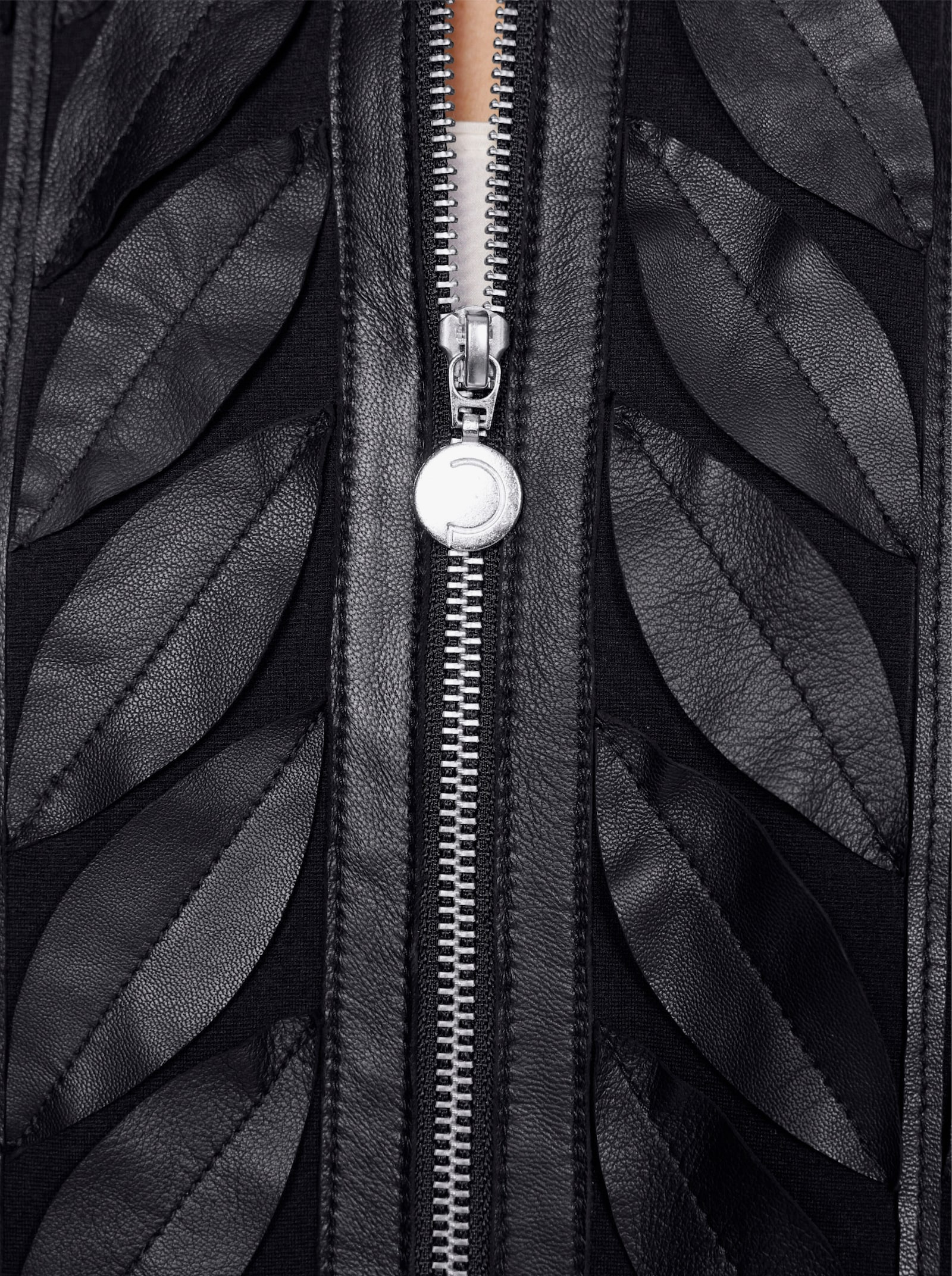 Mainpol Lederblazer in exquisiter Lammnappa-Qualität - schwarz