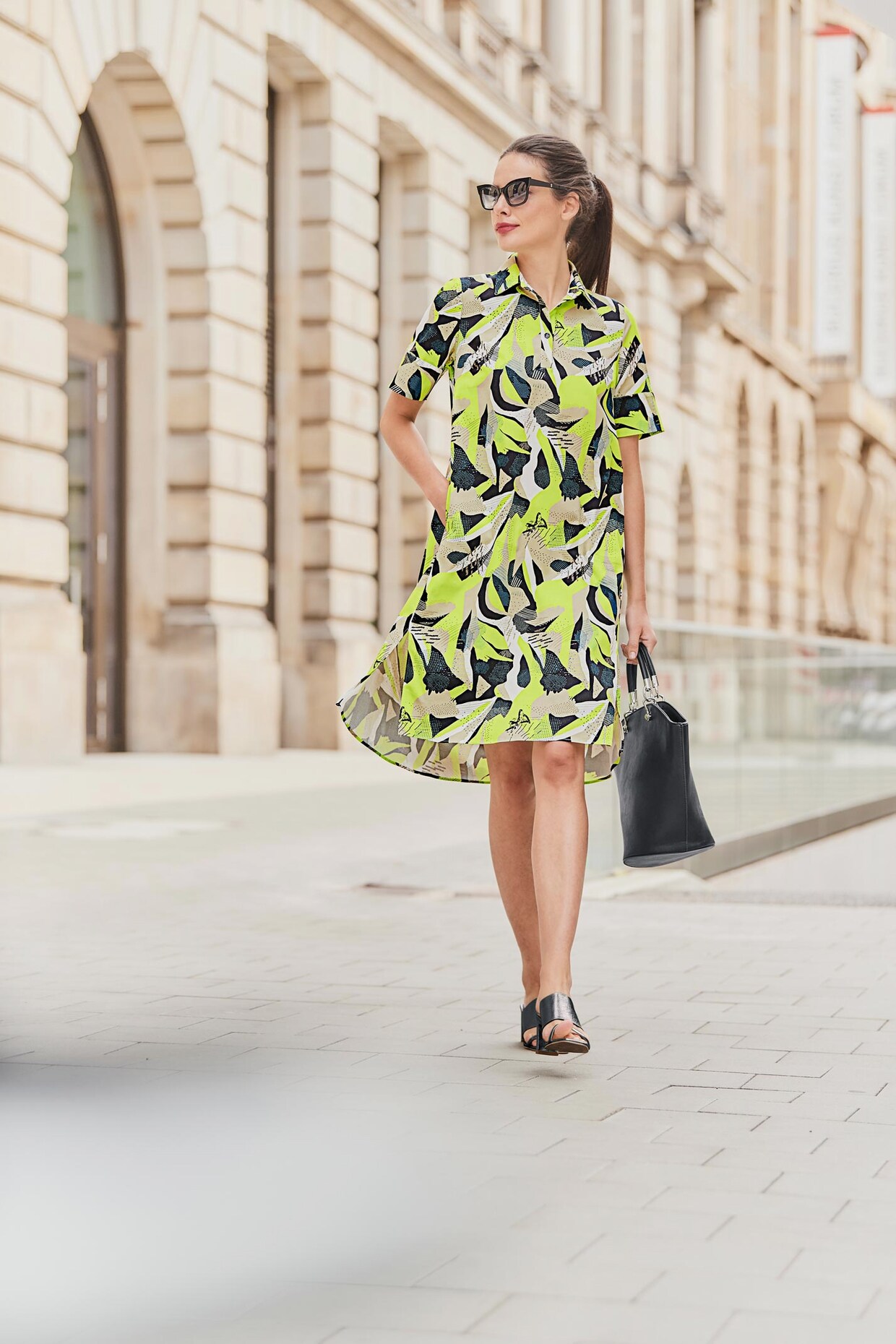 Rick Cardona Druck-Kleid - bunt