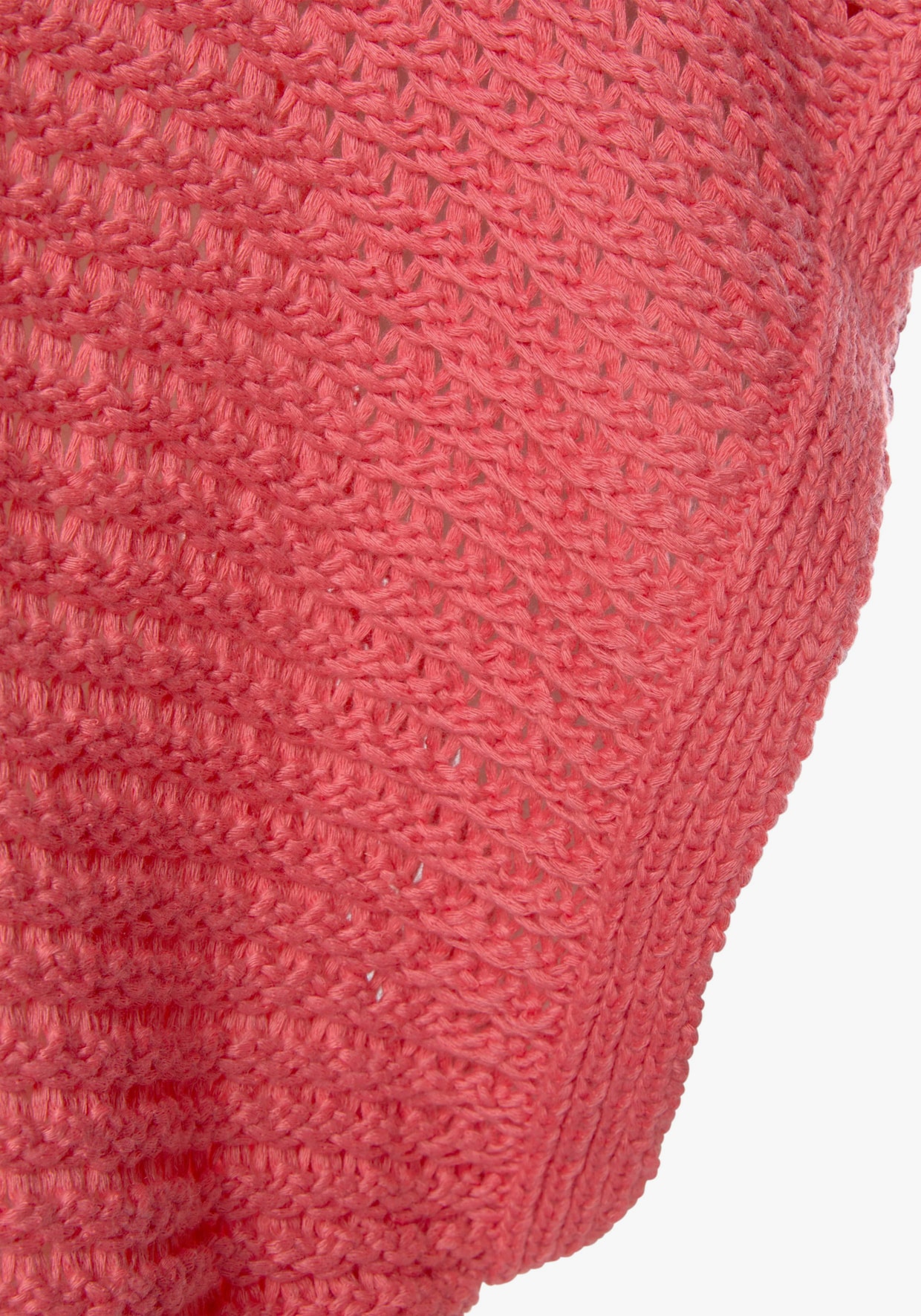 LASCANA Pullover met korte mouwen - koraal