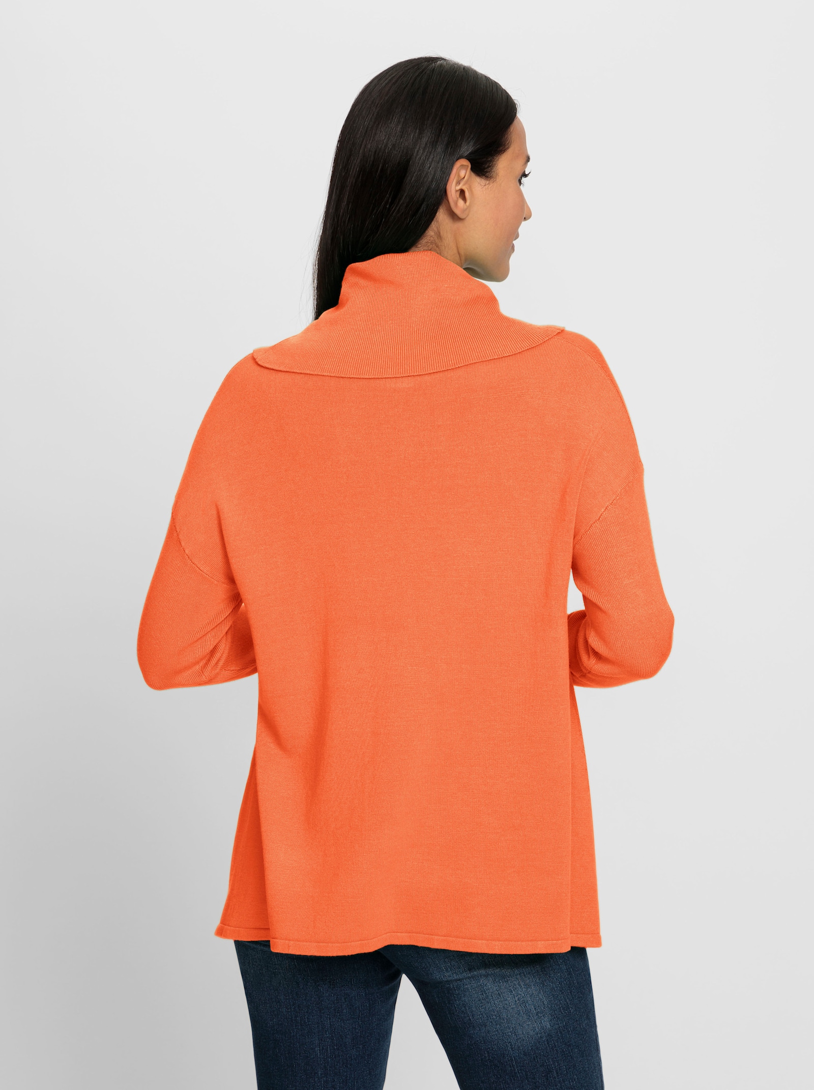 heine Rollkragenpullover im Oversized-Look - orange