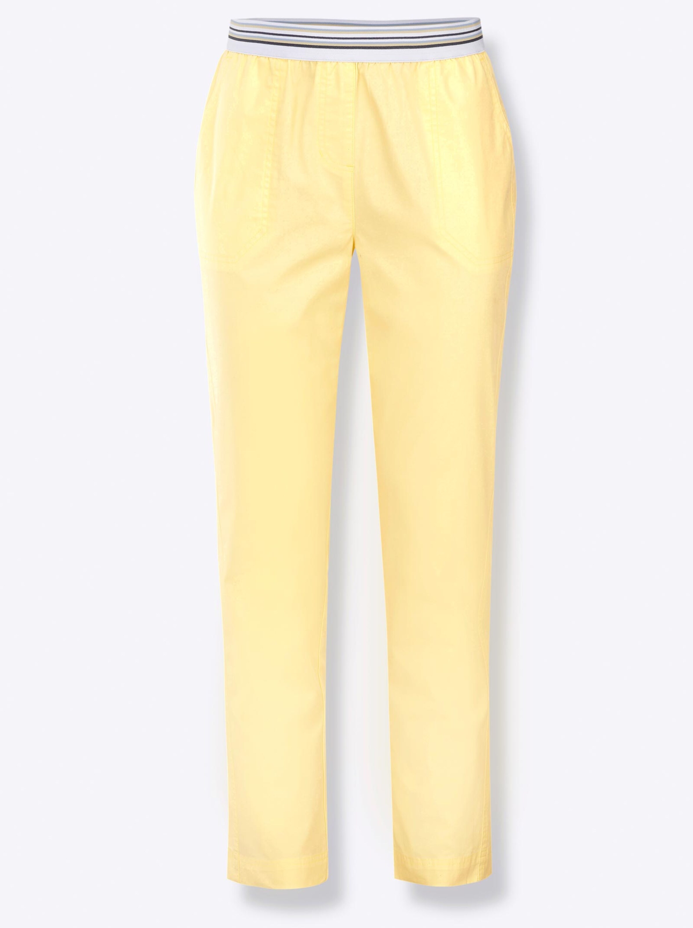 Damenmode Hosen 7/8-Hose in zitrone Damenmode Hosen 7/8-Hose in zitrone