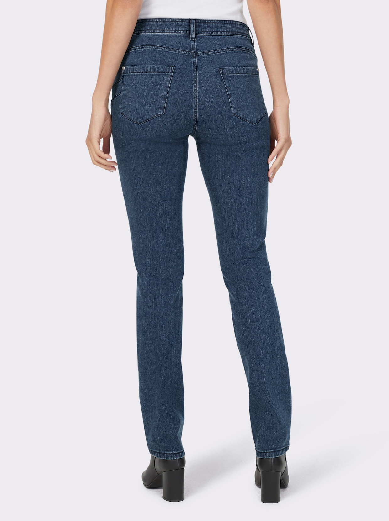 heine Skinny jeans - blue-stonewashed