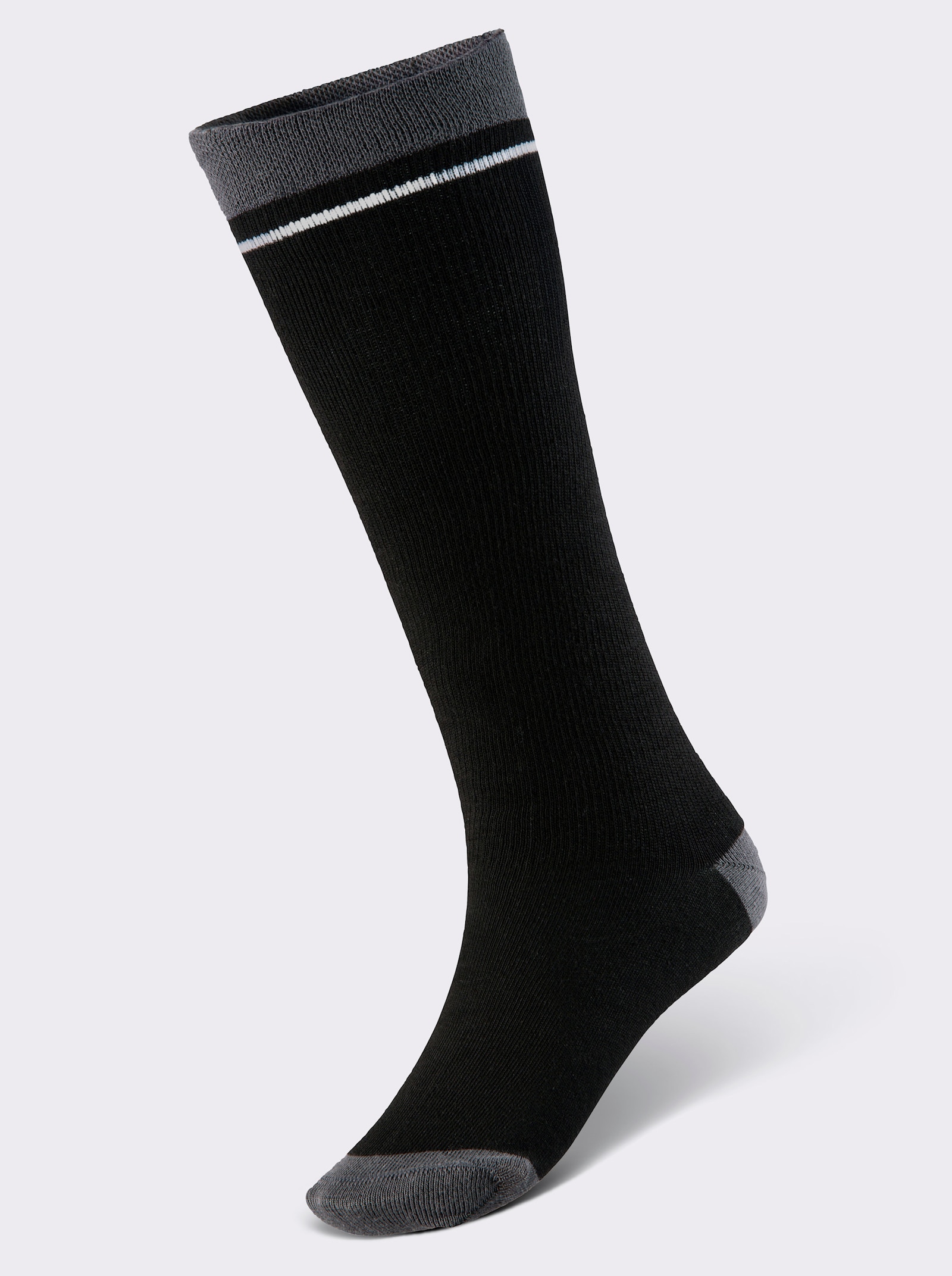 wäschepur Kompressionskniestrumpf - schwarz