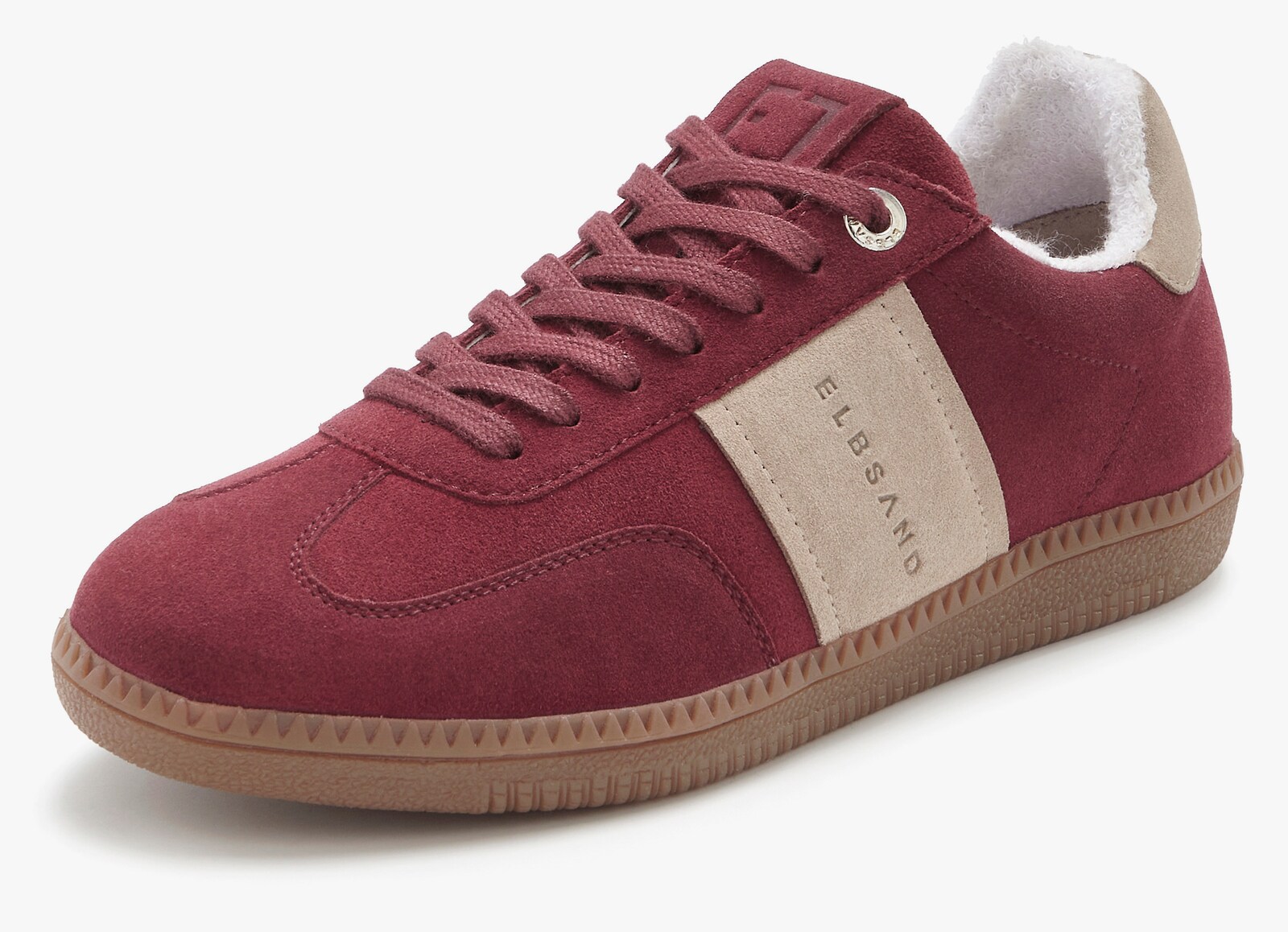 Elbsand Sneaker - bordeaux-beige