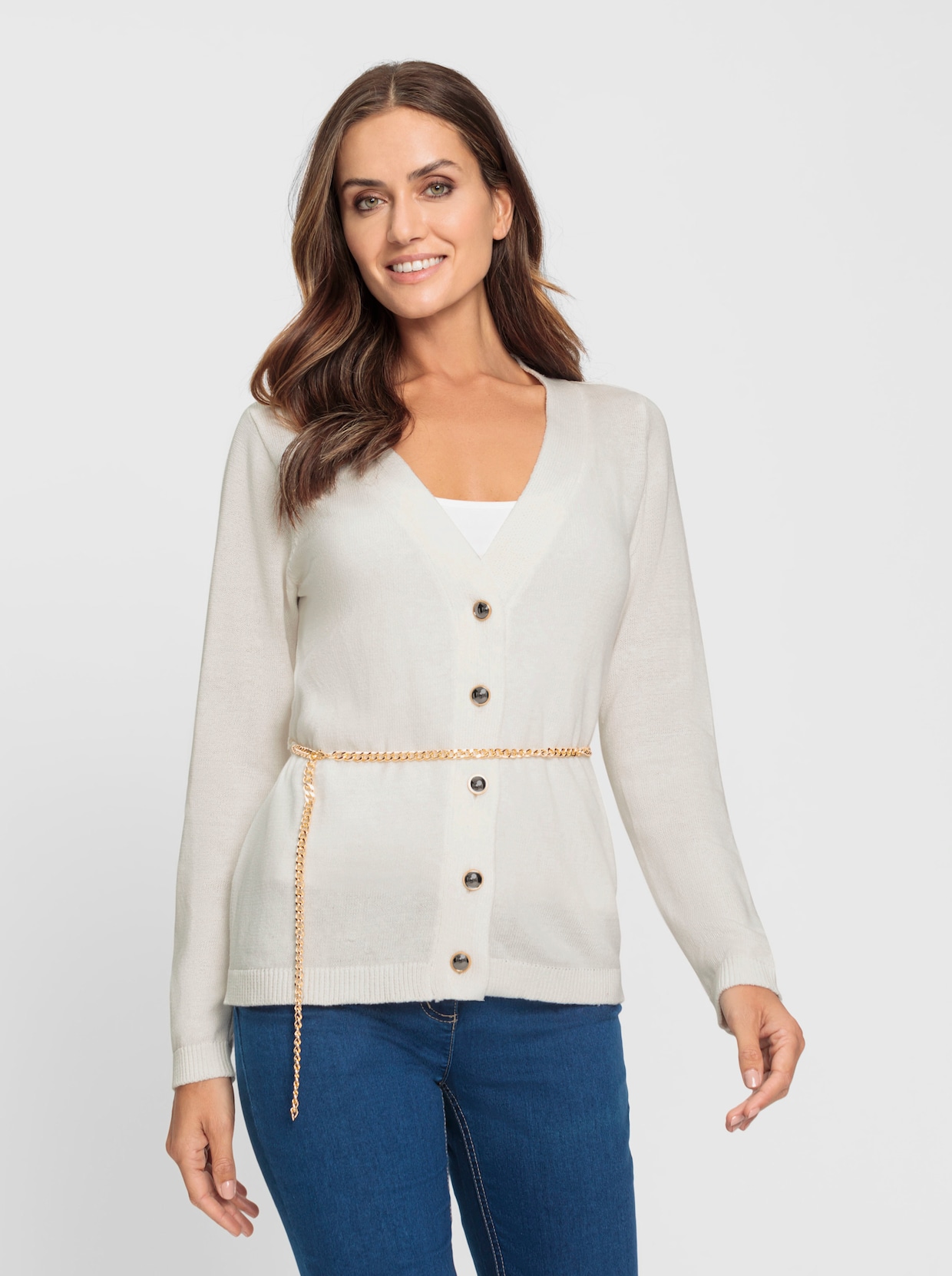heine 2-in-1-vest - ecru