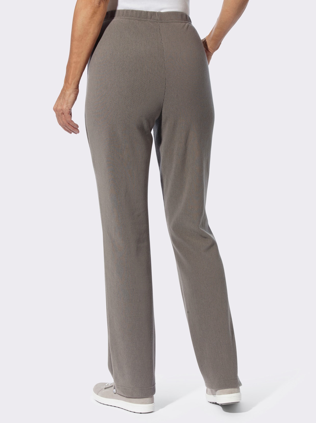 comfortbroek - taupe