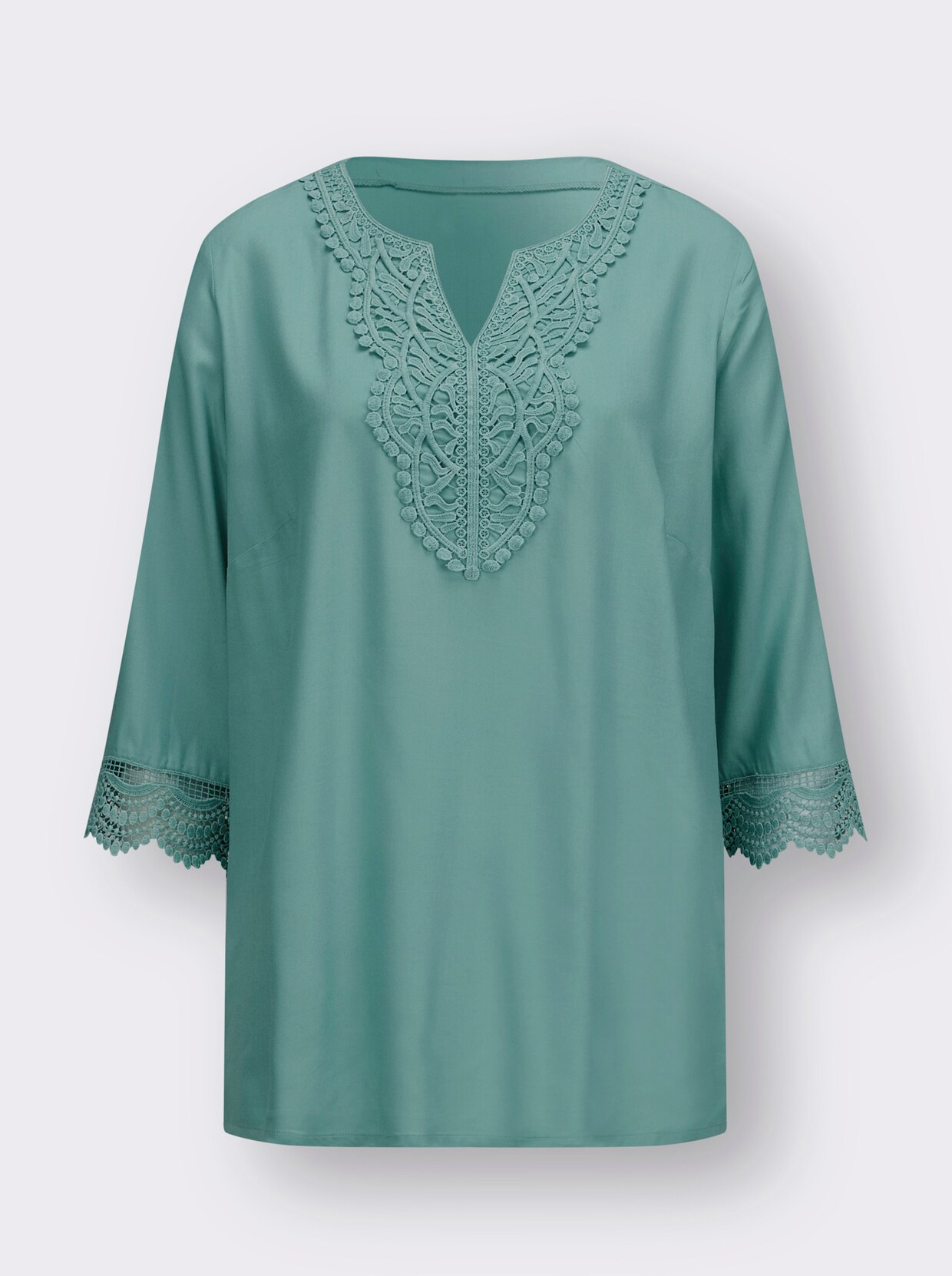 Comfortabele blouse - salie