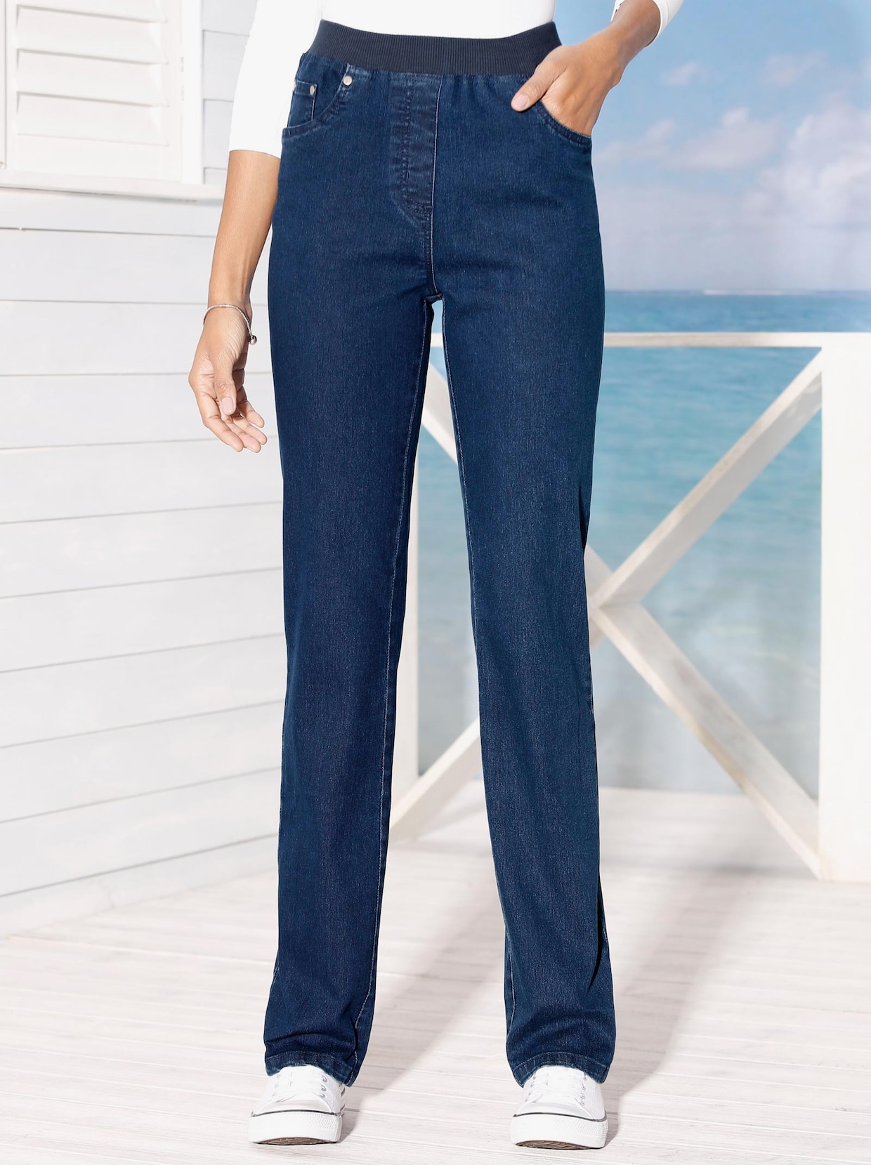 Jeans - blue-stone-washed