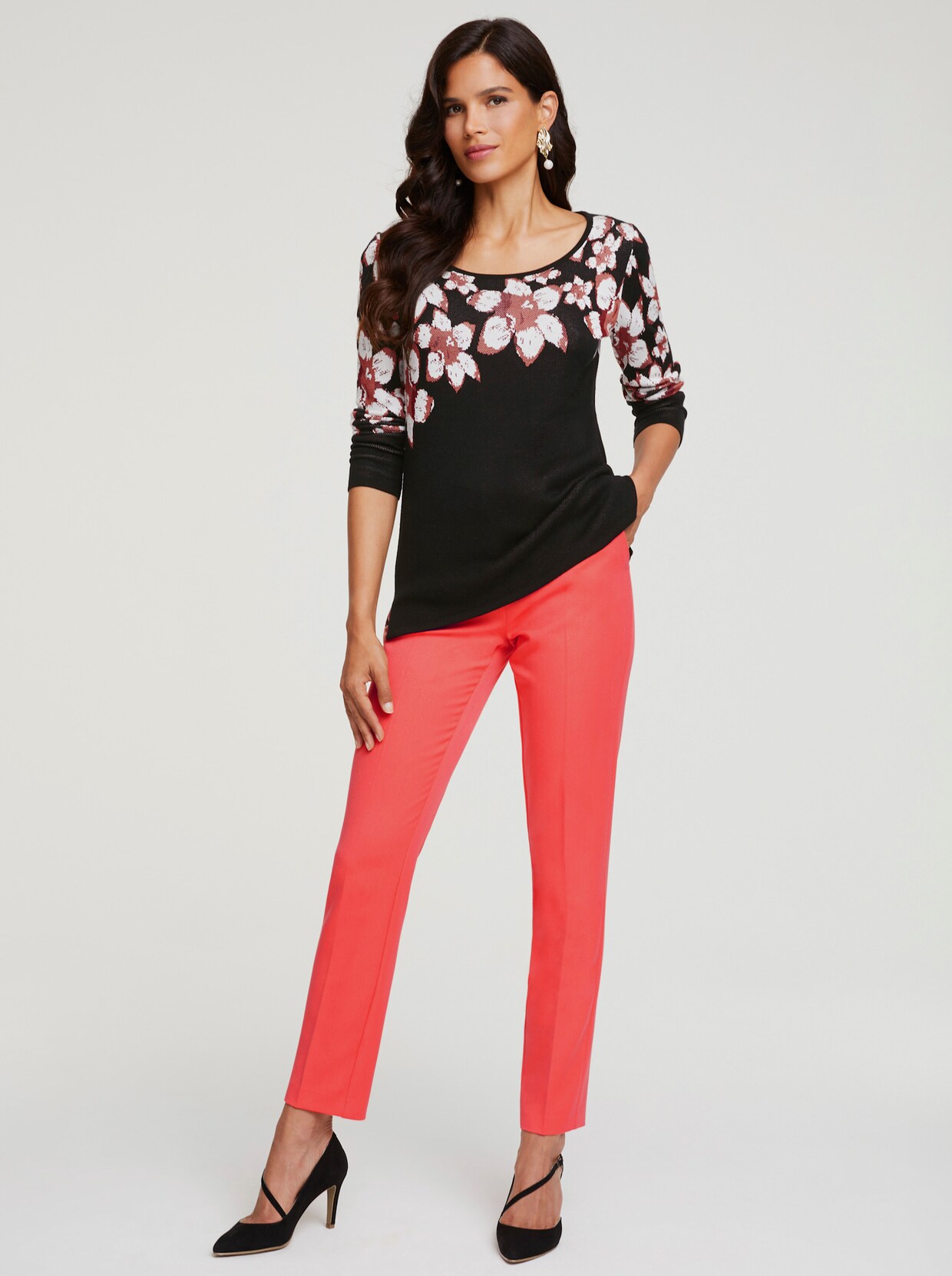 heine Druck-Pullover - bunt
