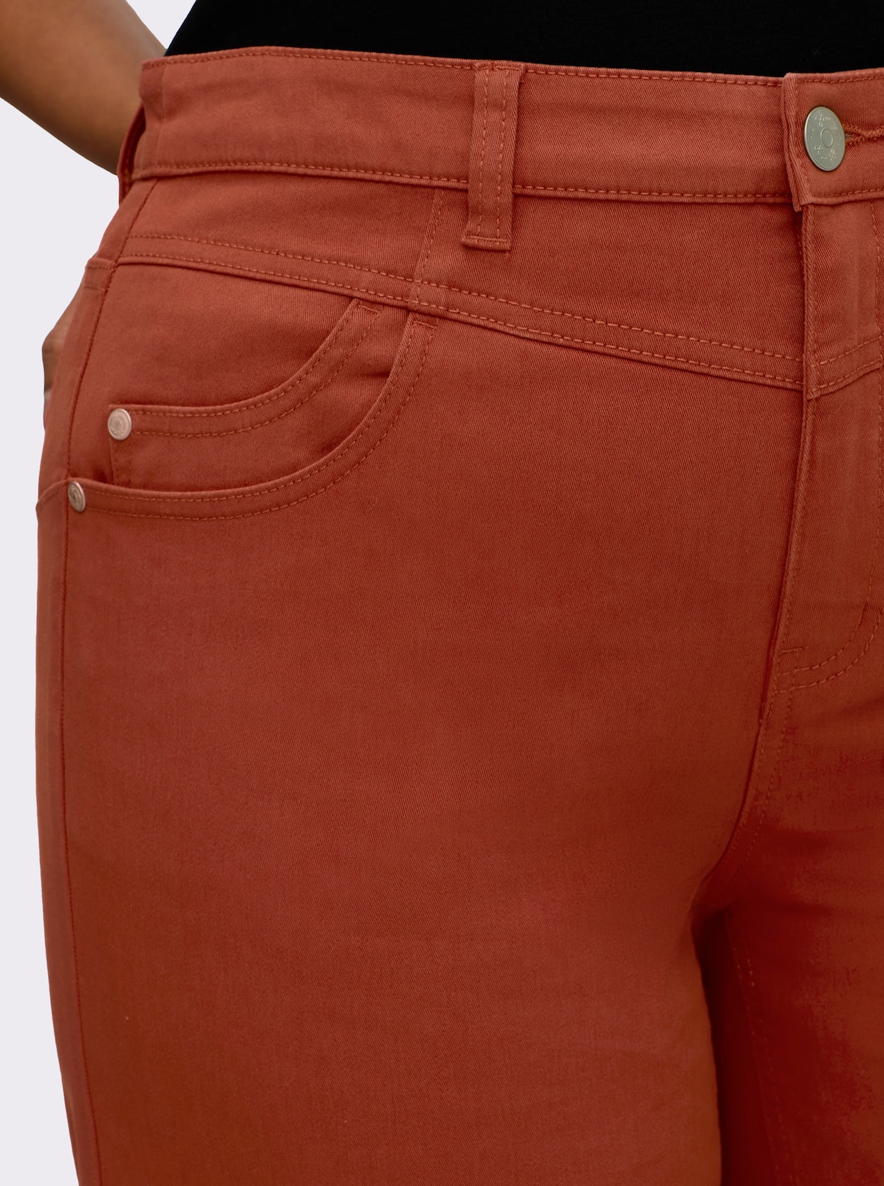 sheego Jeans - rostrot